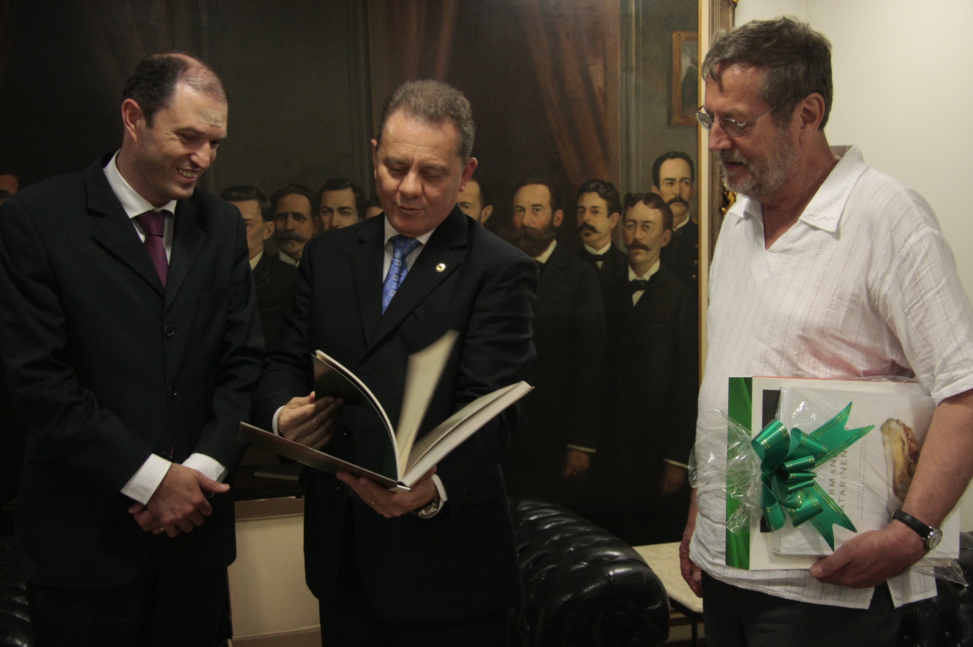 Visita na Presidência de Professores da Alemanha. Fotos: Eduardo Guedes de Oliveira / Agência AL