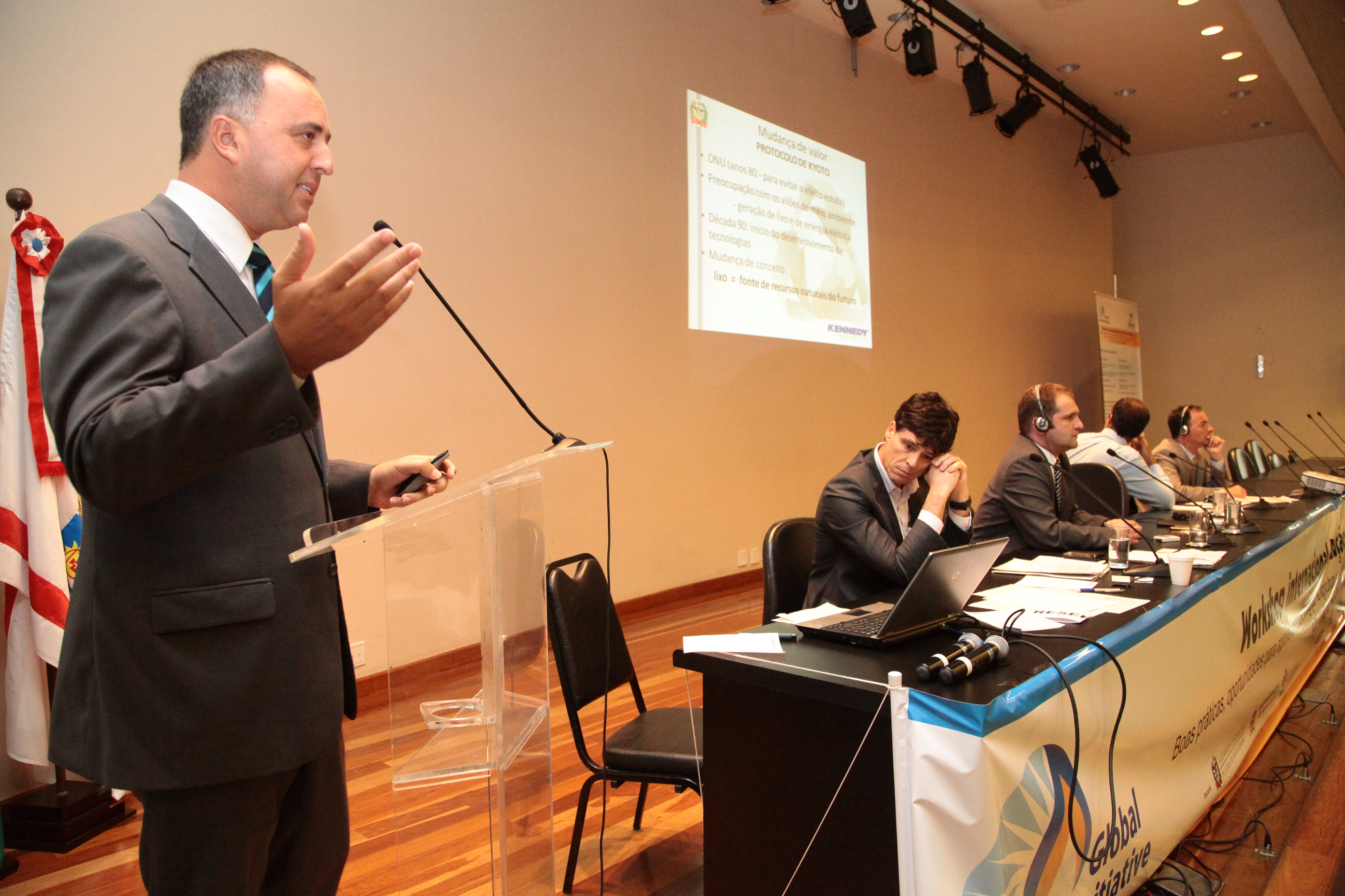Global Methane Initiative. Deputado Kennedy Nunes (PSD)  Fotos: Miriam Zomer/ Agência AL