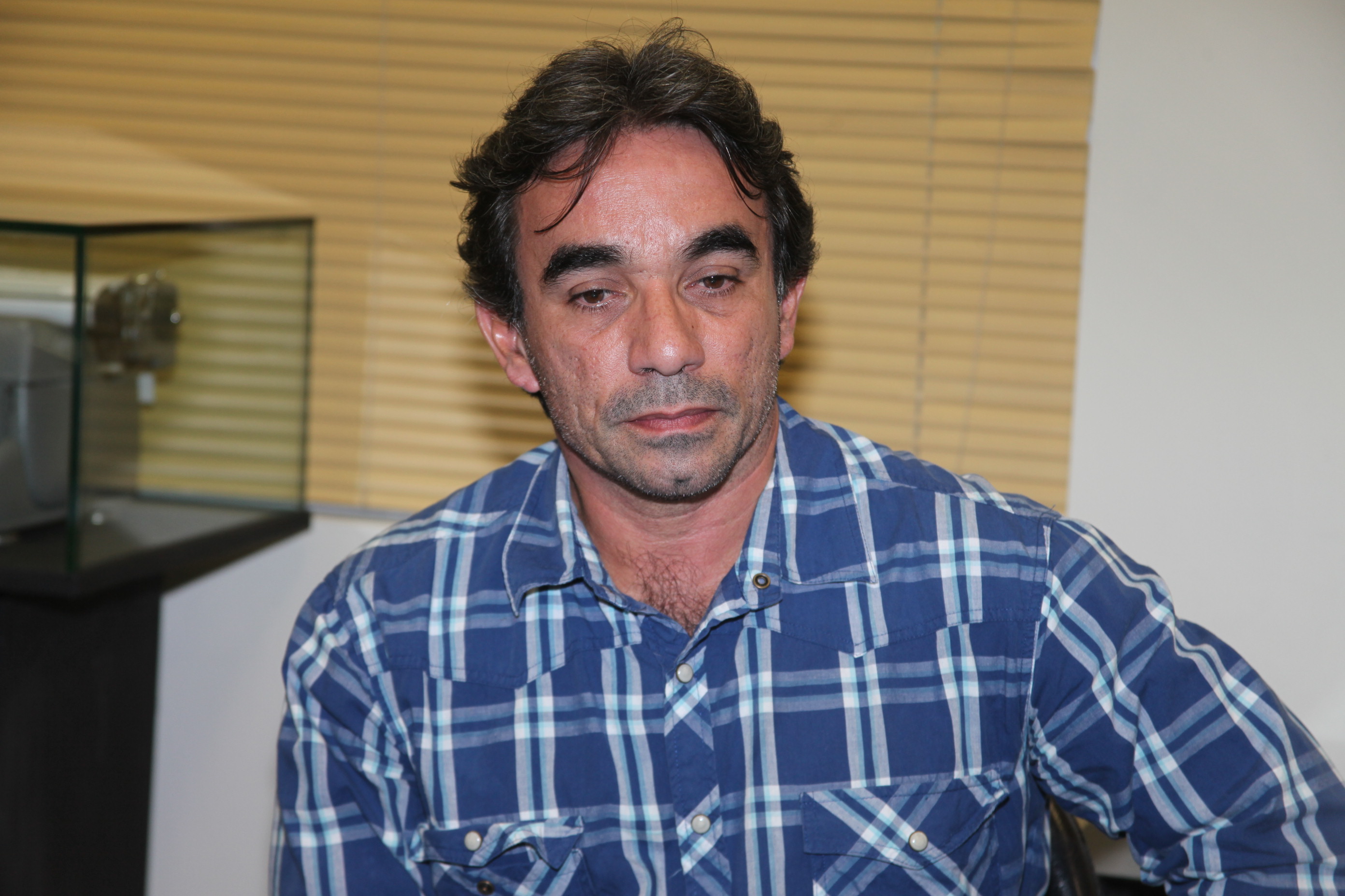 Joel Ferreira - presidente do Sindicato dos Policiais Federais de de Santa Catarina. Foto: Fábio Queiroz / Agência AL