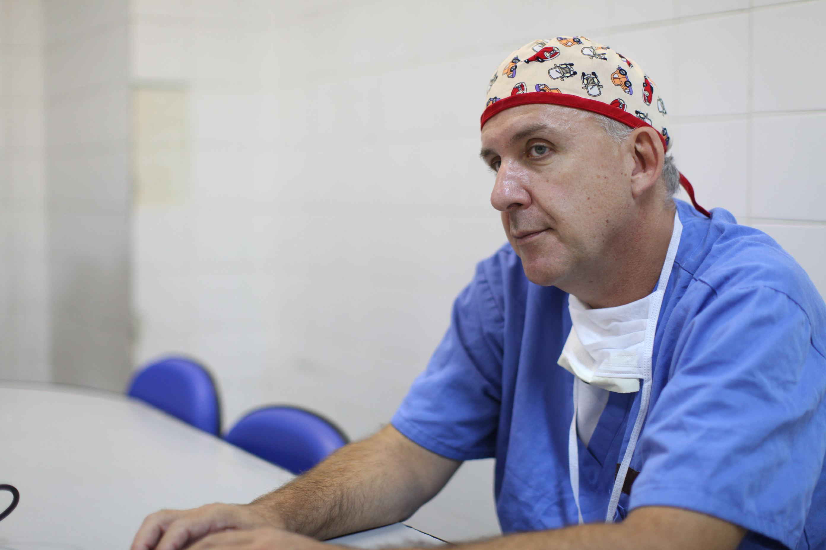 Hospital Joana de Gusmão - Queimados - DR. Maurício Pereima, chefe da Ala de Queimados do HIJG - Foto: Lucas Gabriel Diniz / Agência AL