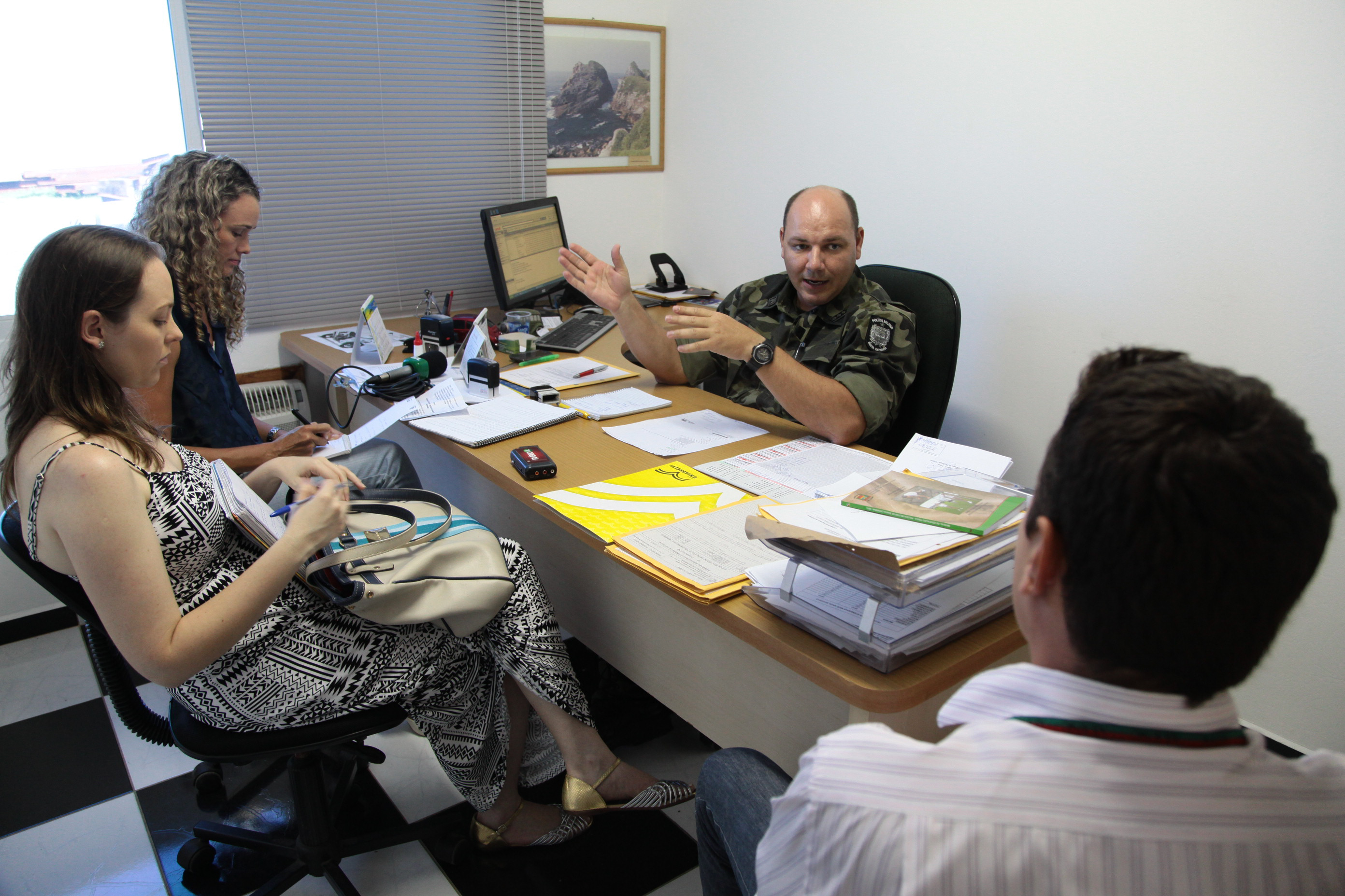Polícia Ambiental sobre a Farra do Boi