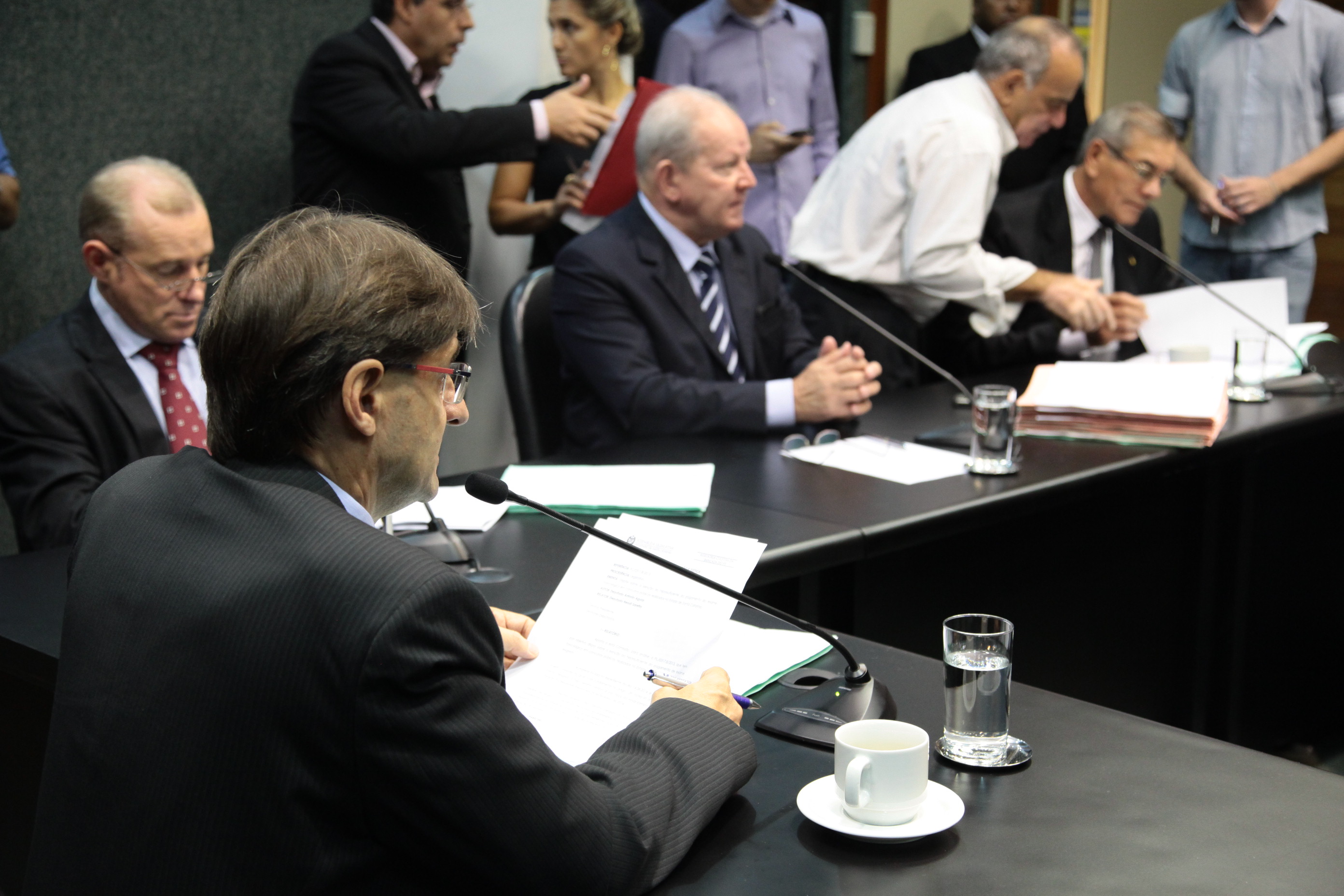 Reunião da Comissão de Constituição e Justiça. Foto: Miriam Zomer/ Agência AL