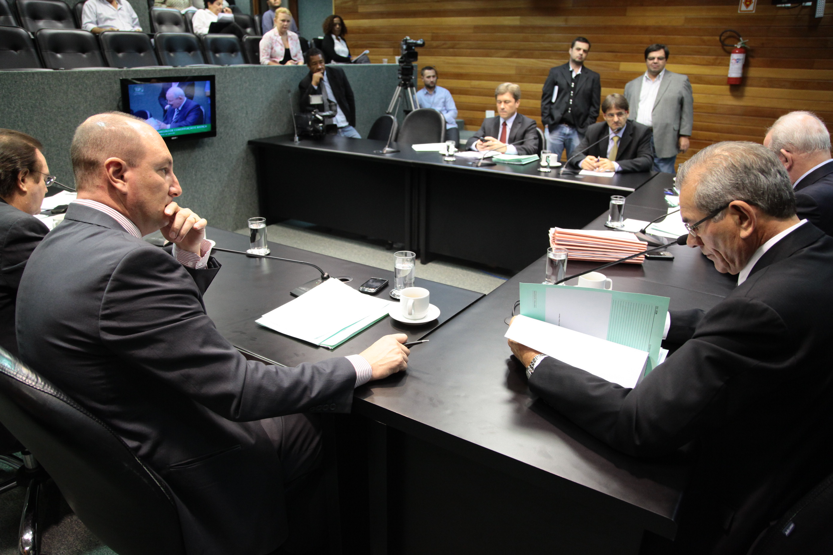 Reunião da Comissão de Constituição e Justiça. Foto: Miriam Zomer/ Agência AL