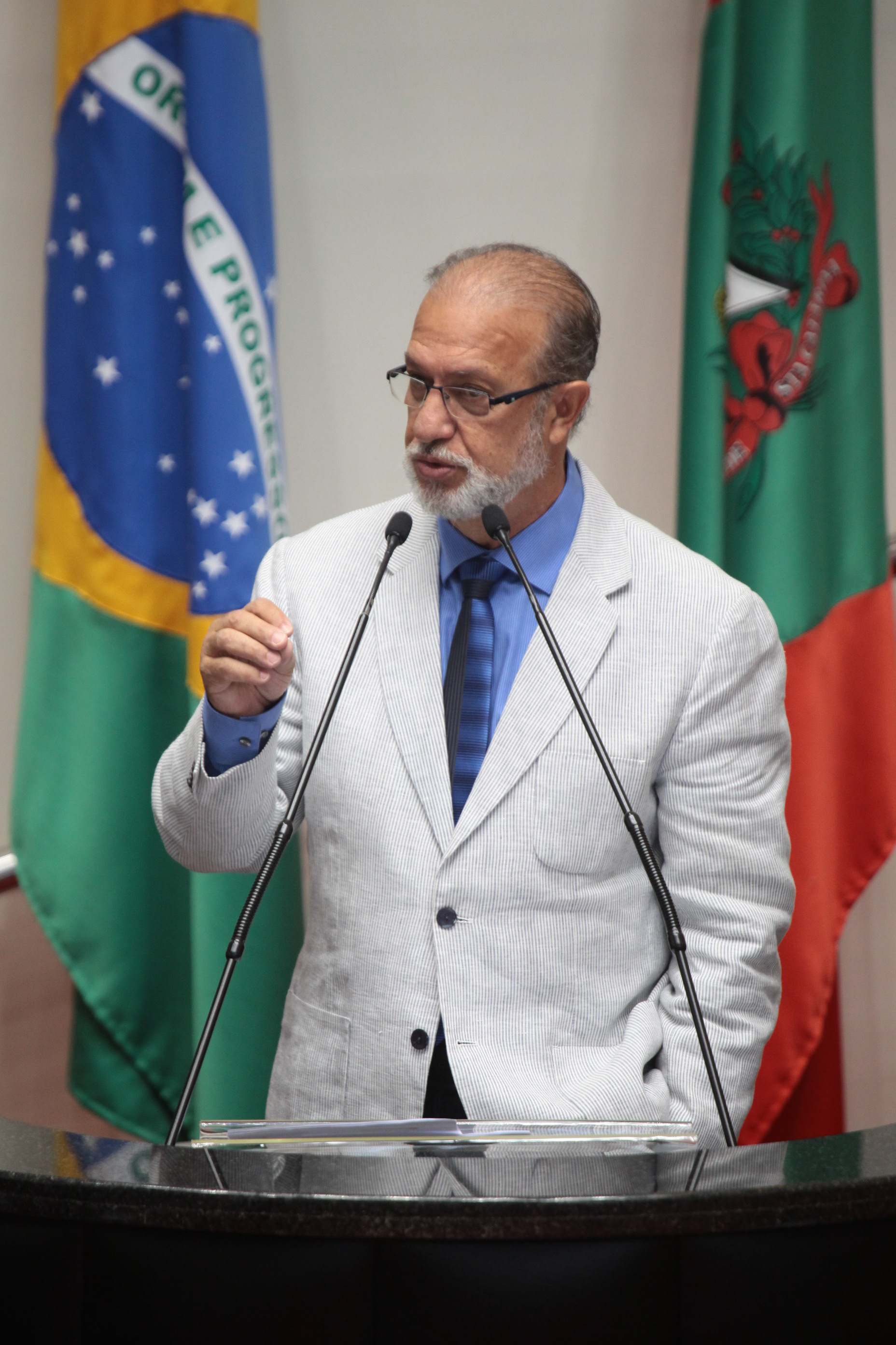 Deputado Nilson Gonçalves (PSDB) - Sessão Ordinária - Plenário Osni Regis. Fotos: Miriam Zomer/Agência AL
