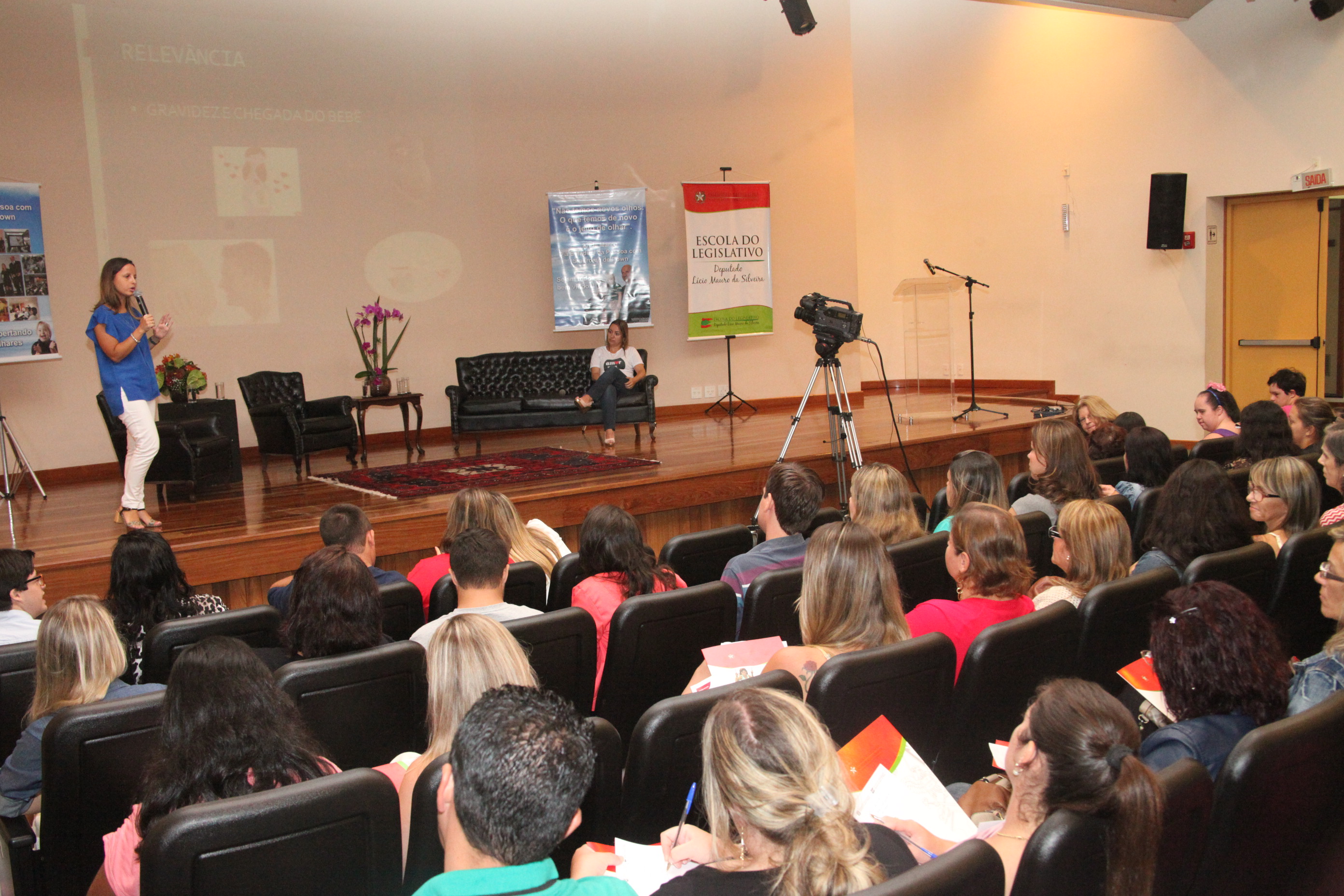 Palestra em Comemoração ao Dia Estadual da Pessoa com Síndrome de Down. Foto: Fábio Queiroz / Agência AL