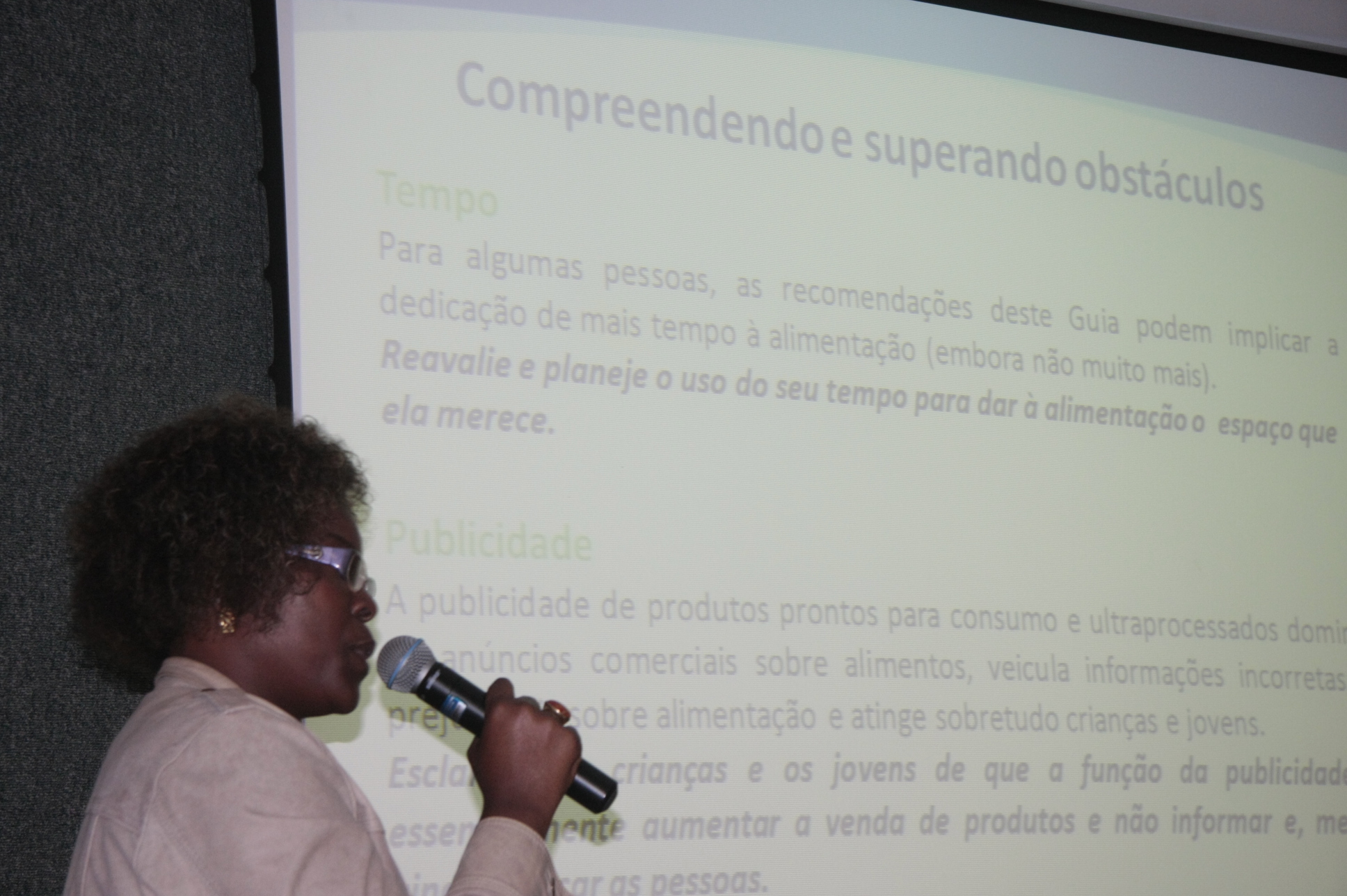 Apresentação - Novo Guia Alimentar da População Brasileira - Foto: Eduardo Guedes de Oliveira / Agência AL
