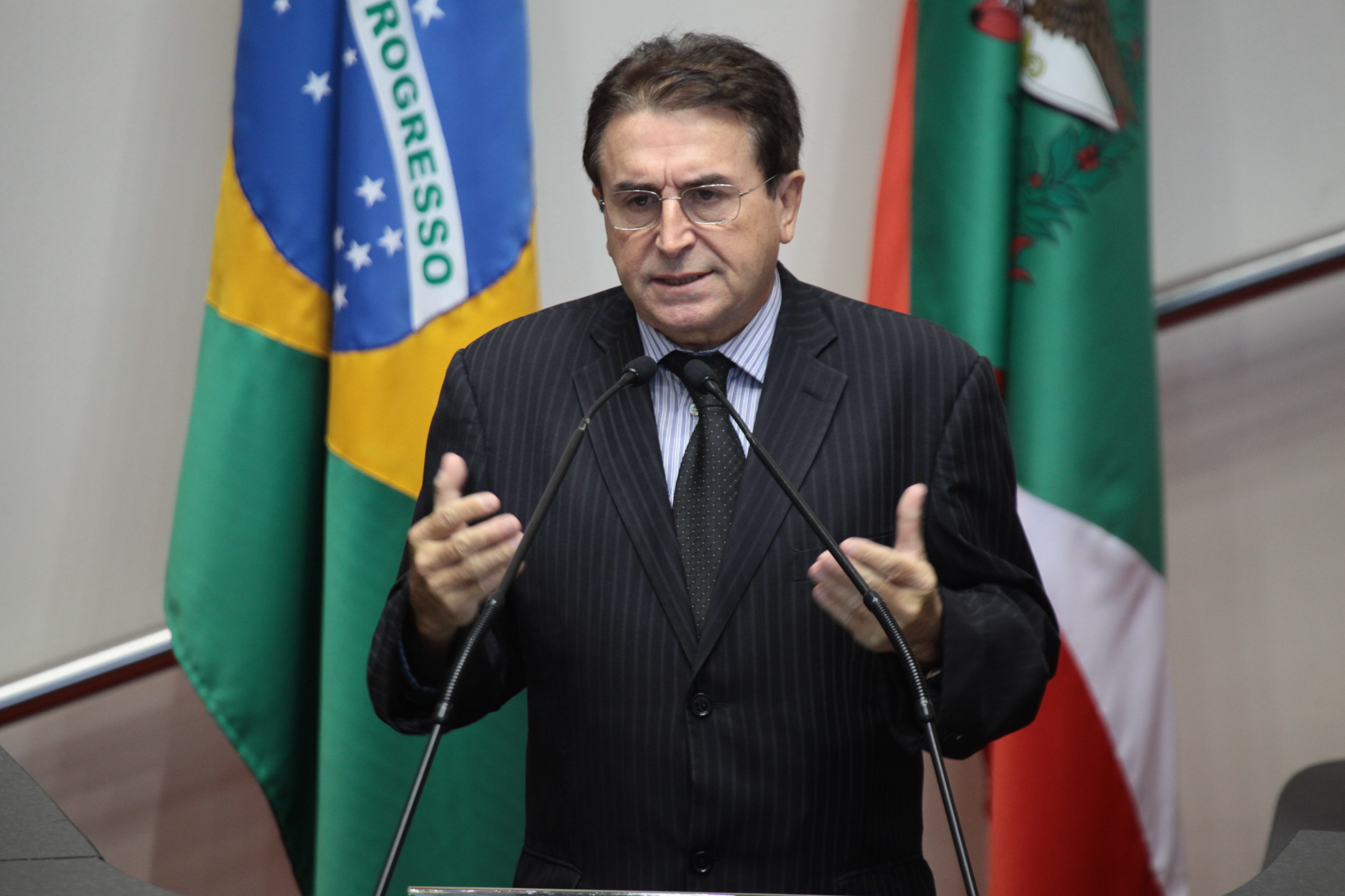 Deputado Antonio Aguiar (PMDB) - Sessão Plenária - Plenário Osni Regis. Foto: Miriam Zomer/Agência AL