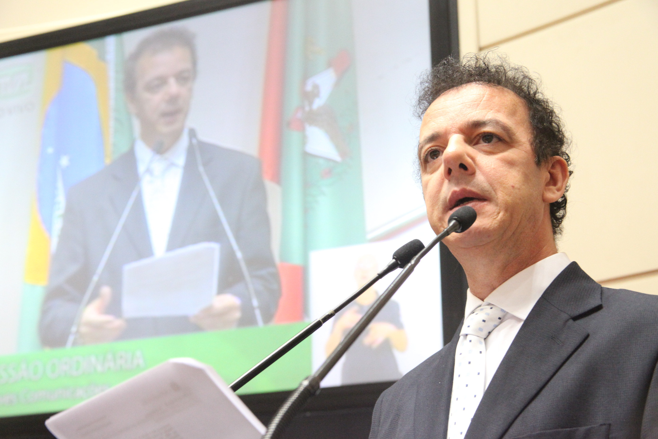 Deputado Ismael dos Santos (PSD) - Sessão Ordinária. Foto: Fábio Queiroz / Agência AL