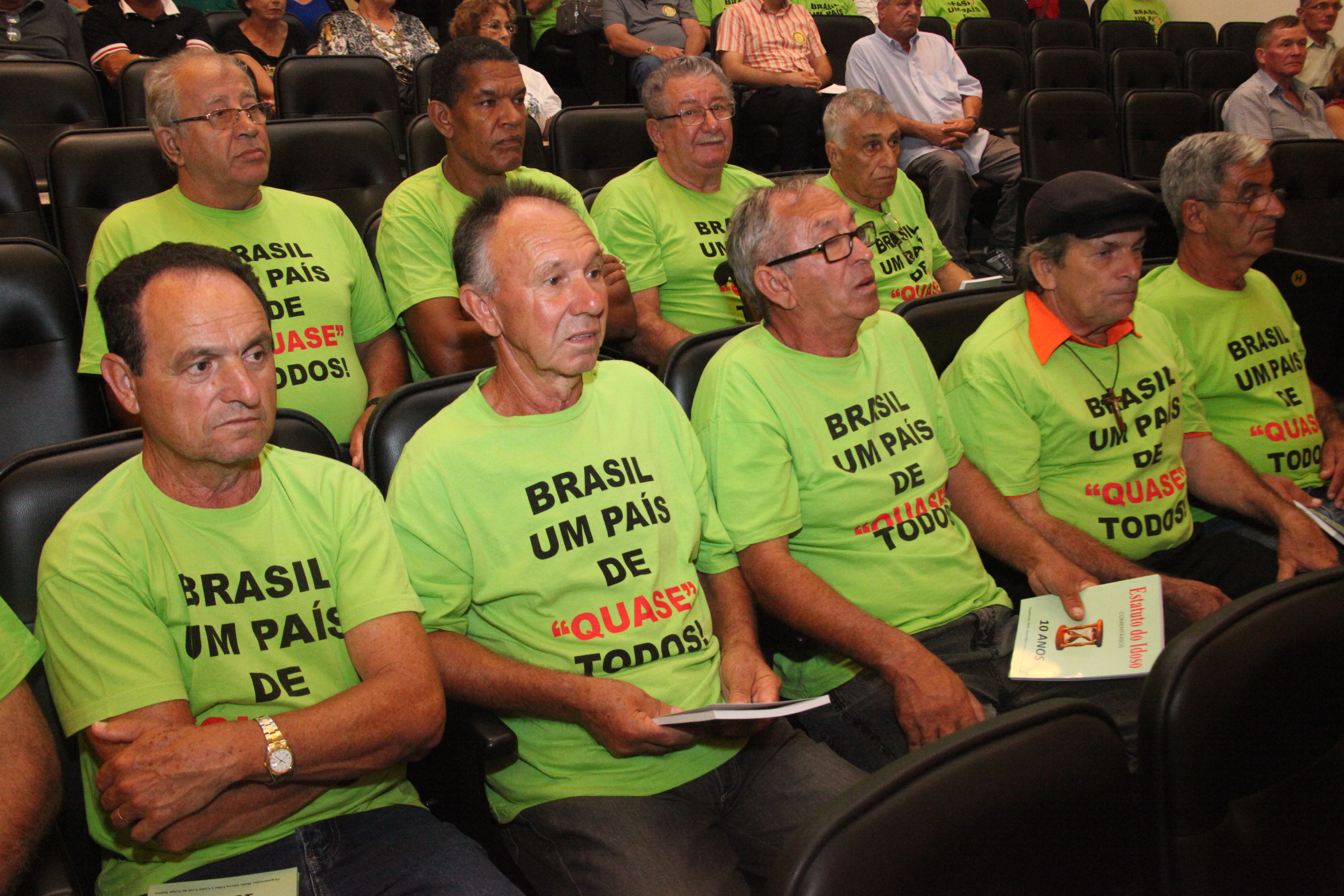 Ato Parlamentar Solene em homenagem aos Aposentados do Estado de Santa Catarina. Foto: Fábio Queiroz / Agência AL