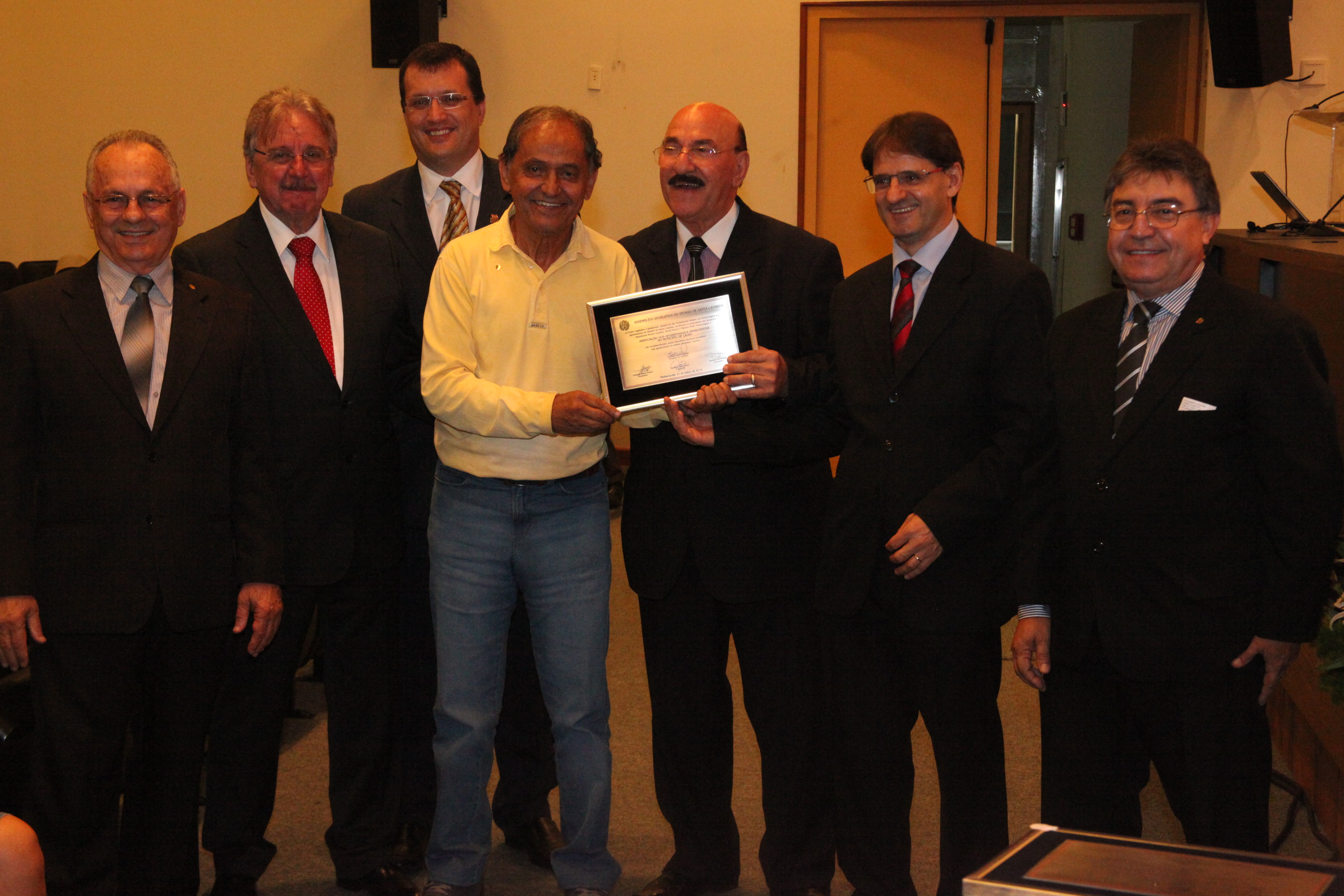 Ato Parlamentar Solene em homenagem aos Aposentados do Estado de Santa Catarina. Foto: Fábio Queiroz / Agência AL