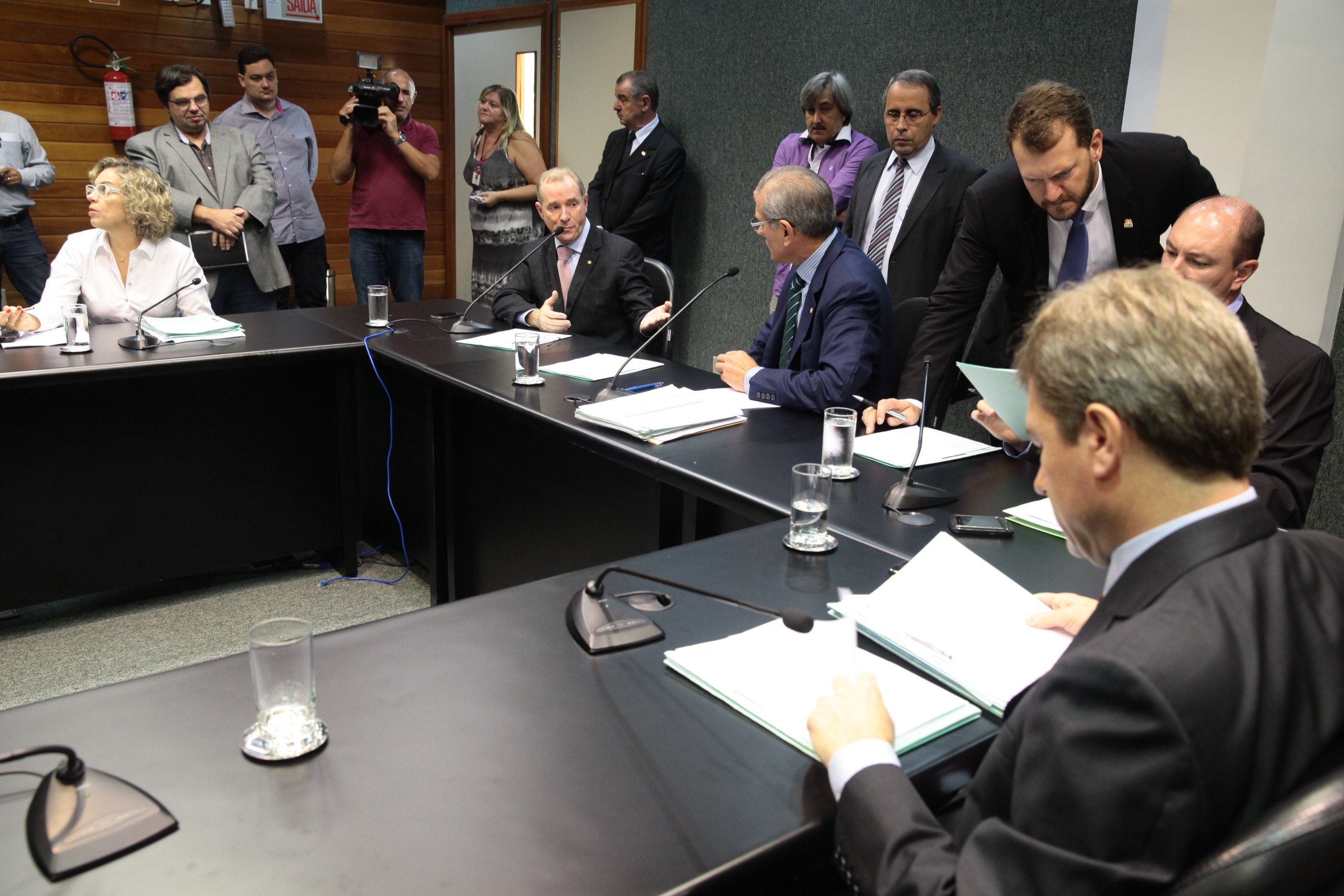 Reunião da Comissão de Constituição e Justiça. Foto: Miriam Zomer/ Agência AL