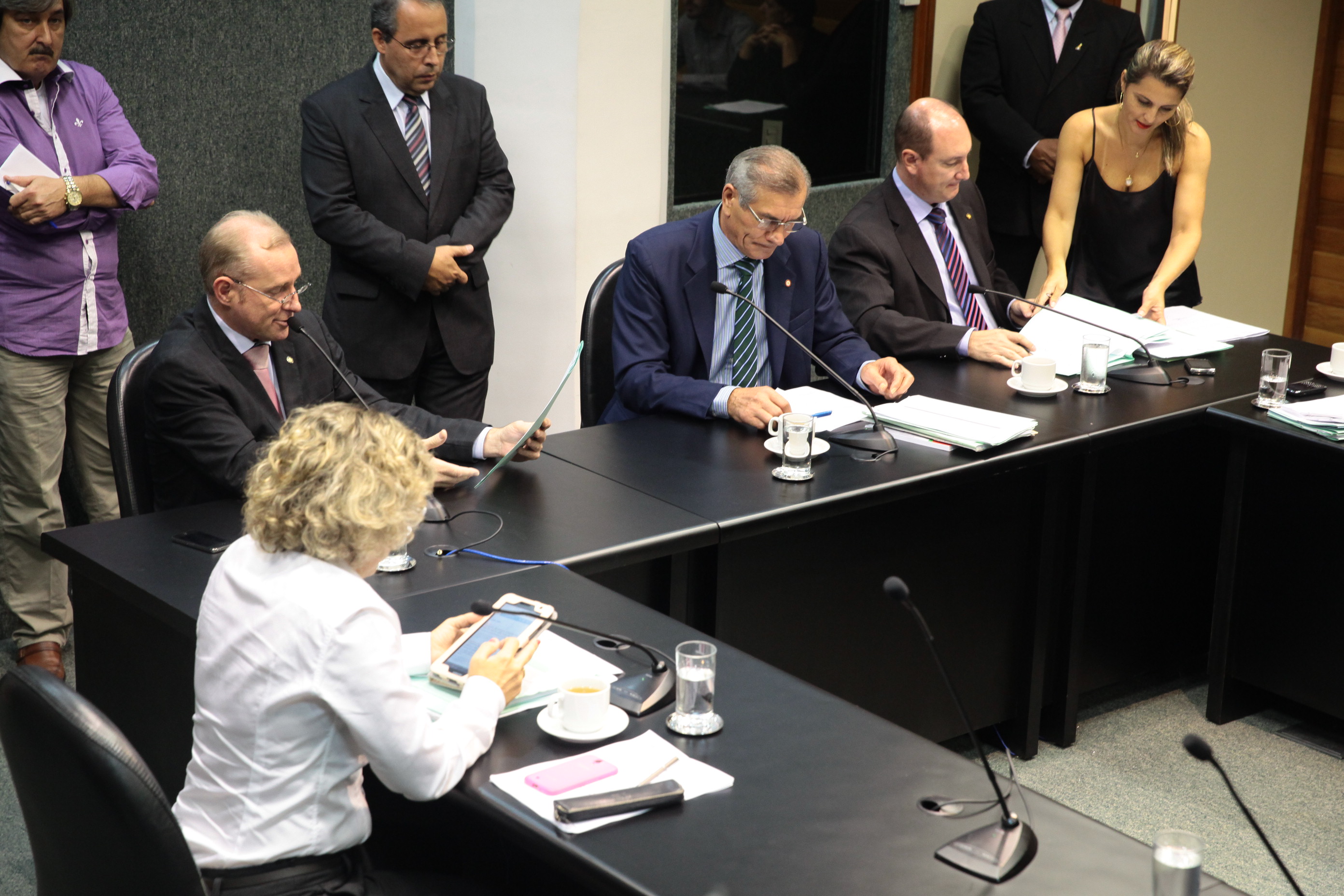 Reunião da Comissão de Constituição e Justiça. Foto: Miriam Zomer/ Agência AL
