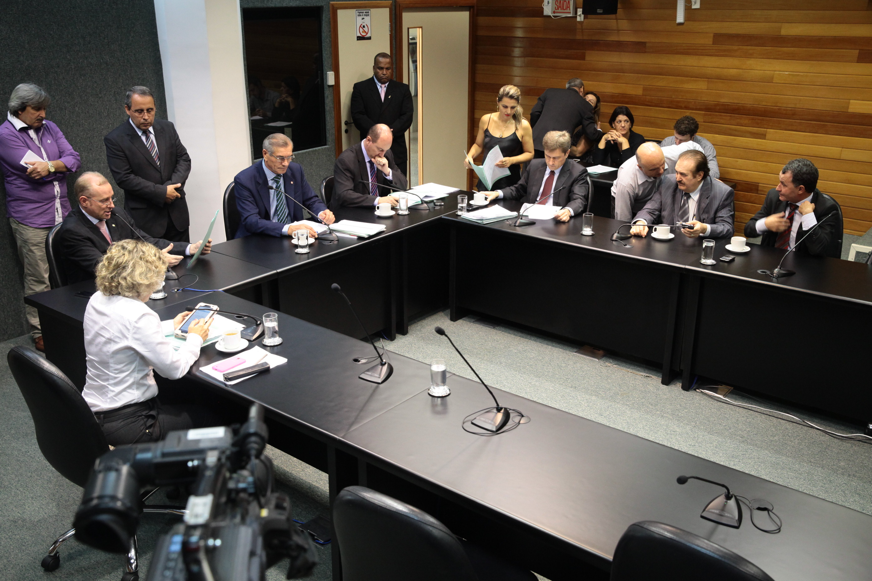 Reunião da Comissão de Constituição e Justiça. Foto: Miriam Zomer/ Agência AL