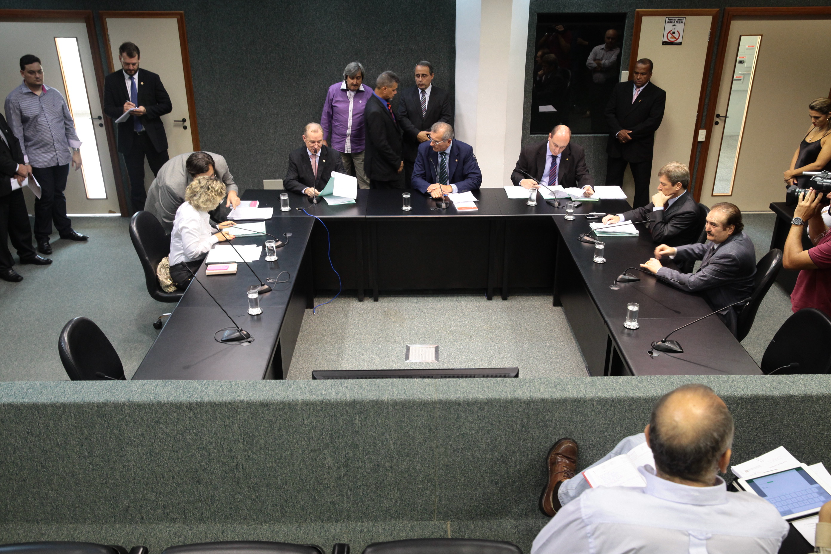 Reunião da Comissão de Constituição e Justiça. Foto: Miriam Zomer/ Agência AL