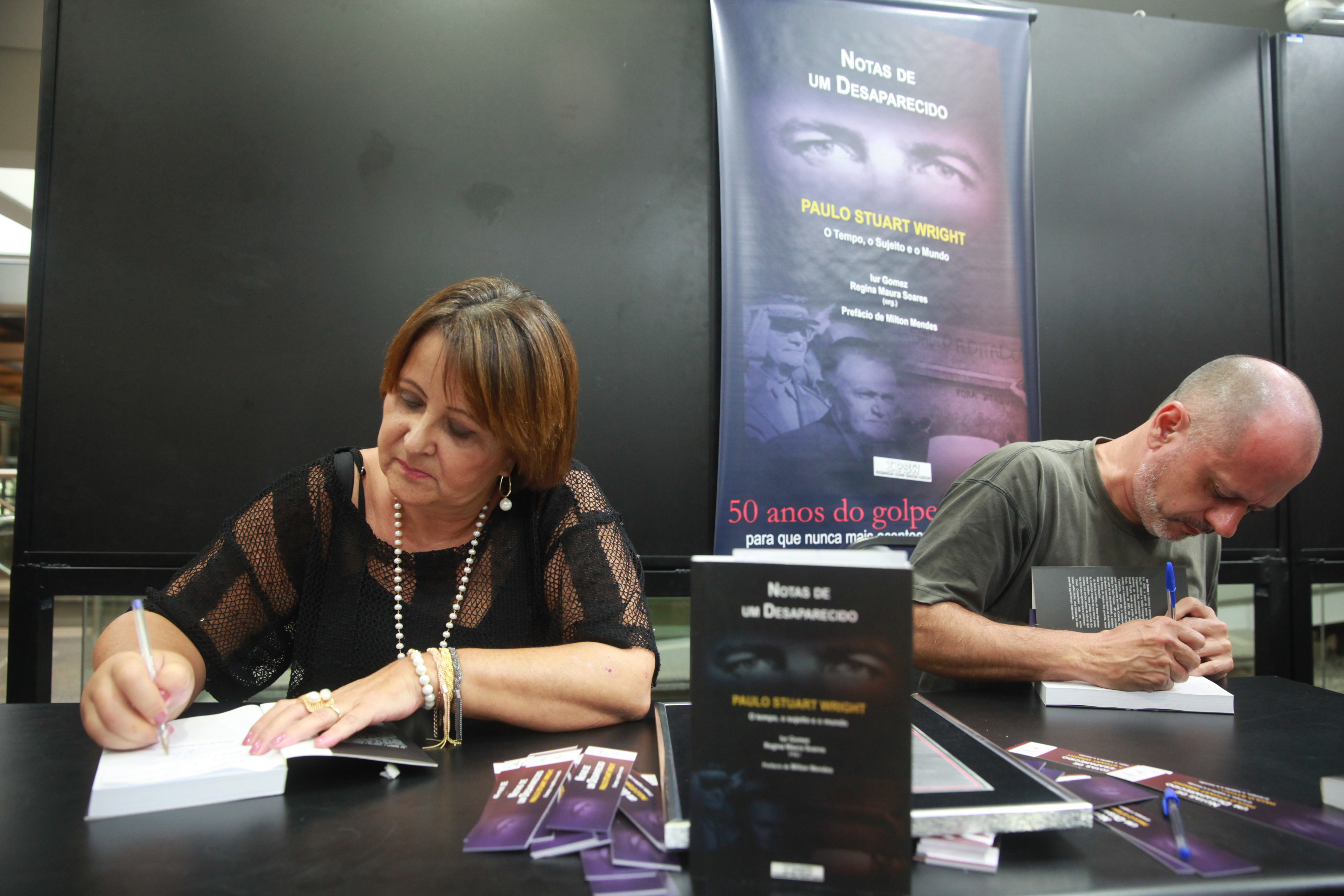 Lançamento do Livro  Notas de um Desaparecido   Foto Carlos Kilian/AgenciaAL