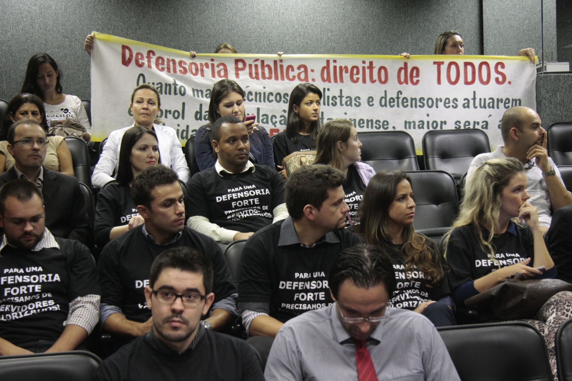 Audiência sobre a Defensoria Pública. Foto: Eduardo Guedes de Oliveira/Agência AL.