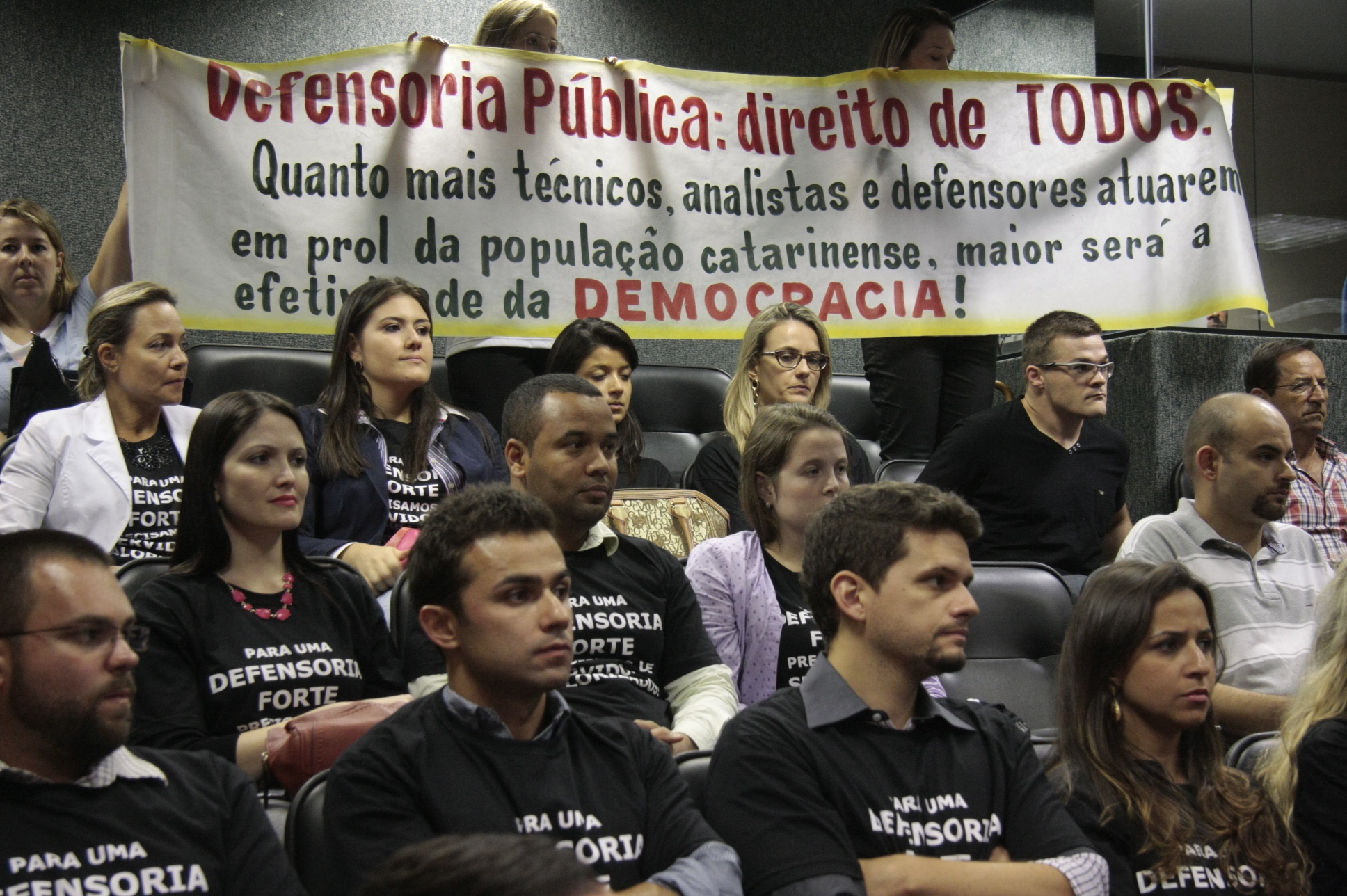 Audiência sobre a Defensoria Pública. Foto: Eduardo Guedes de Oliveira/Agência AL.