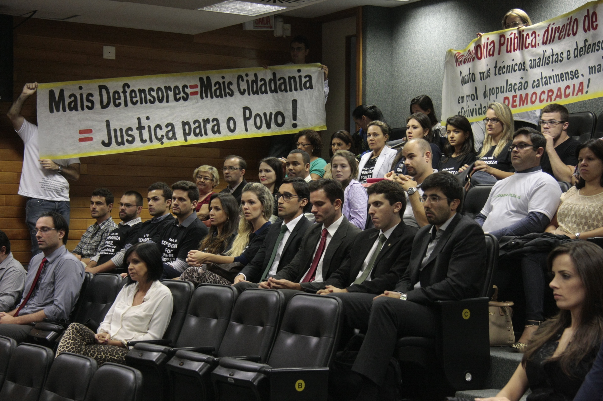 Audiência sobre a Defensoria Pública. Foto: Eduardo Guedes de Oliveira/Agência AL.
