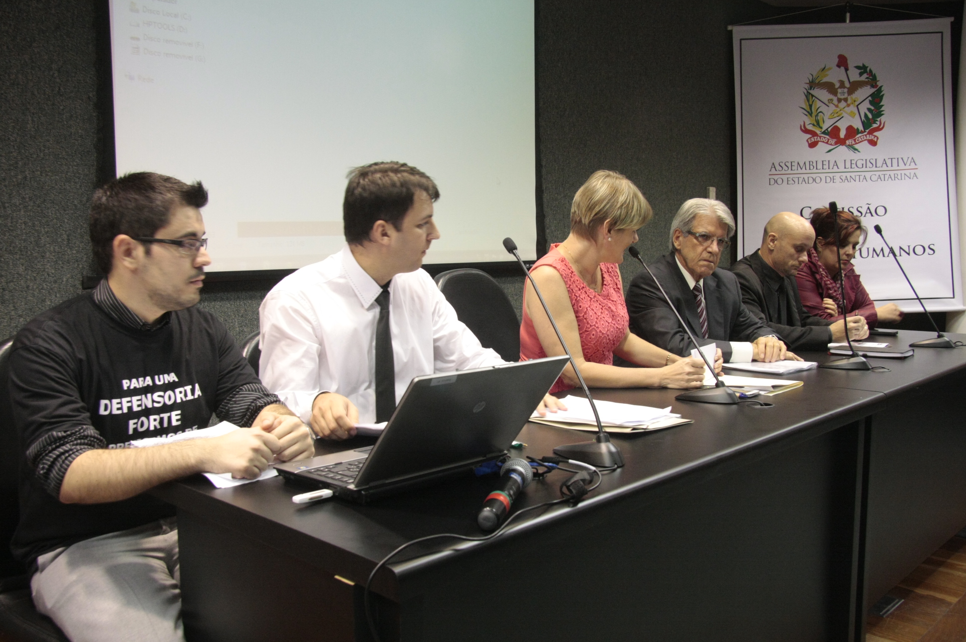 Audiência sobre a Defensoria Pública. Foto: Eduardo Guedes de Oliveira/Agência AL.