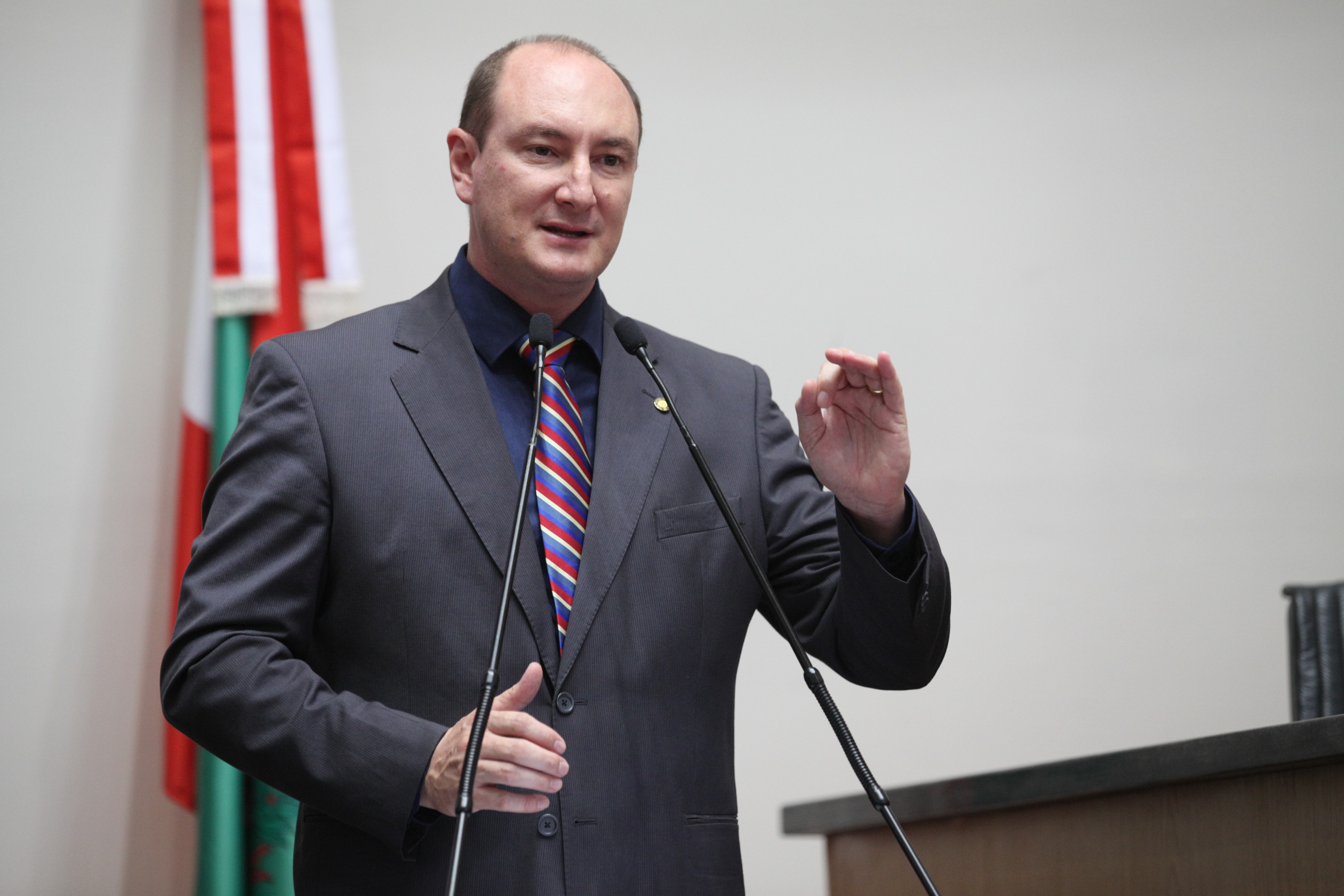Deputado Mauro de Nadal (PMDB) - Sessão Plenária.  Foto: Solon Soares