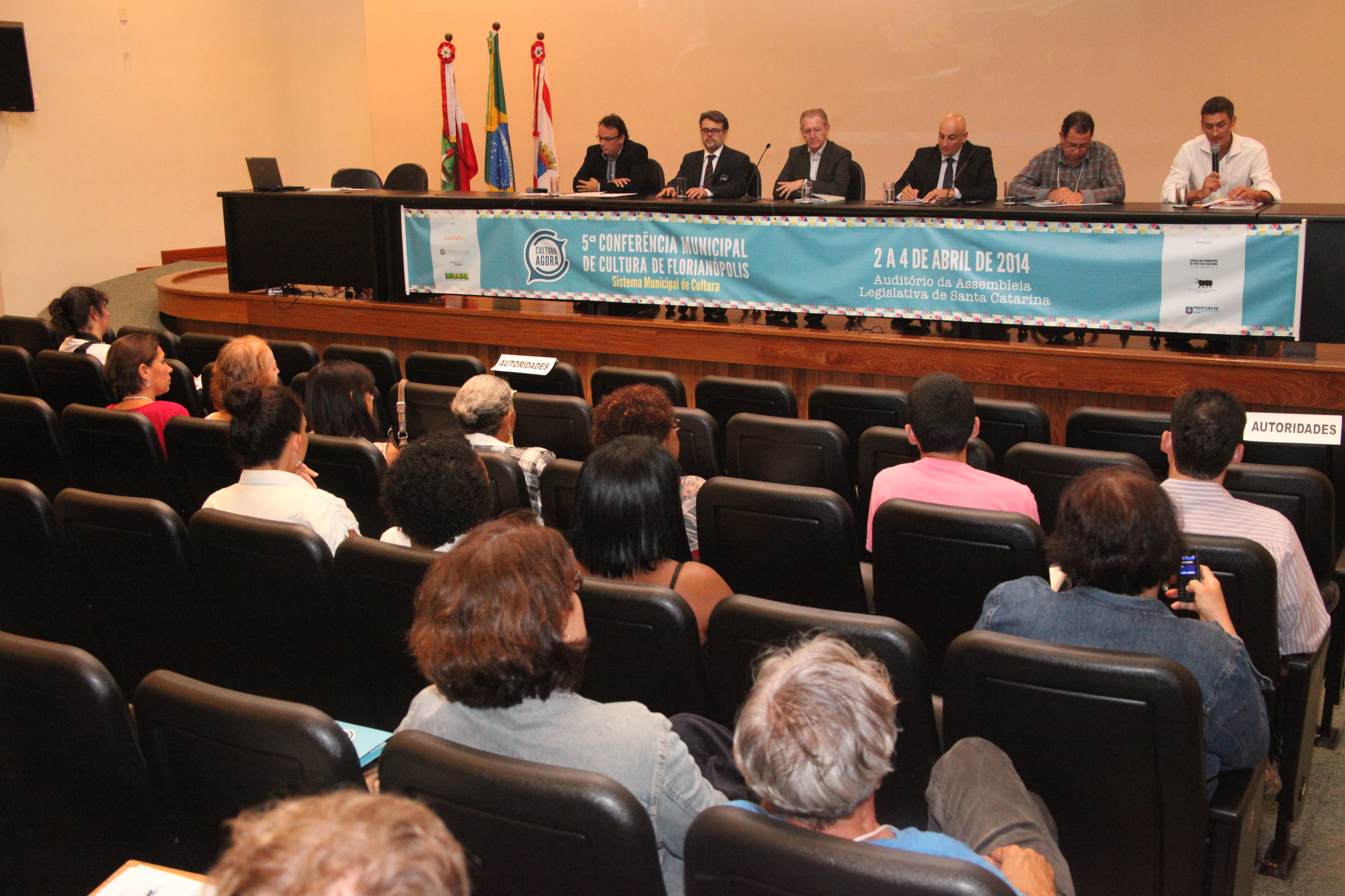 V Conferência Municipal de Cultura de Florianópolis. Foto: Fábio Queiroz / Agência AL