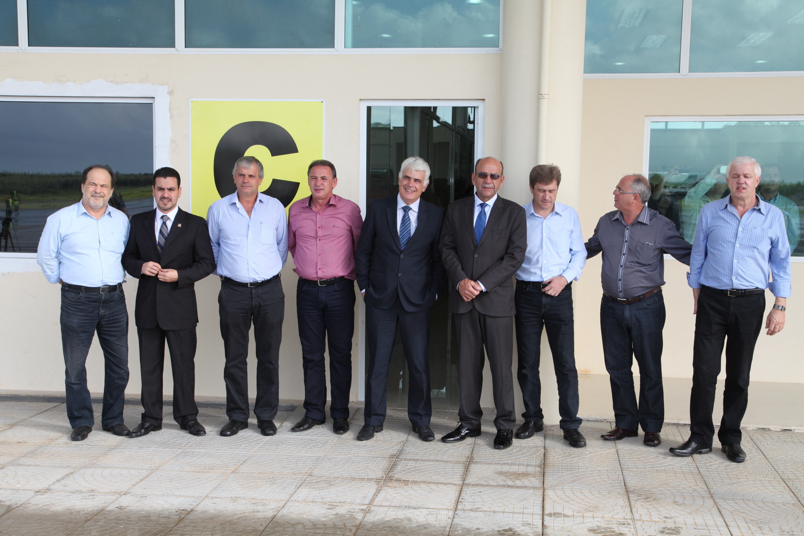 Inauguração do Aeroporto Humberto Ghizzo Bortoluzzi - Jaguaruna-SC