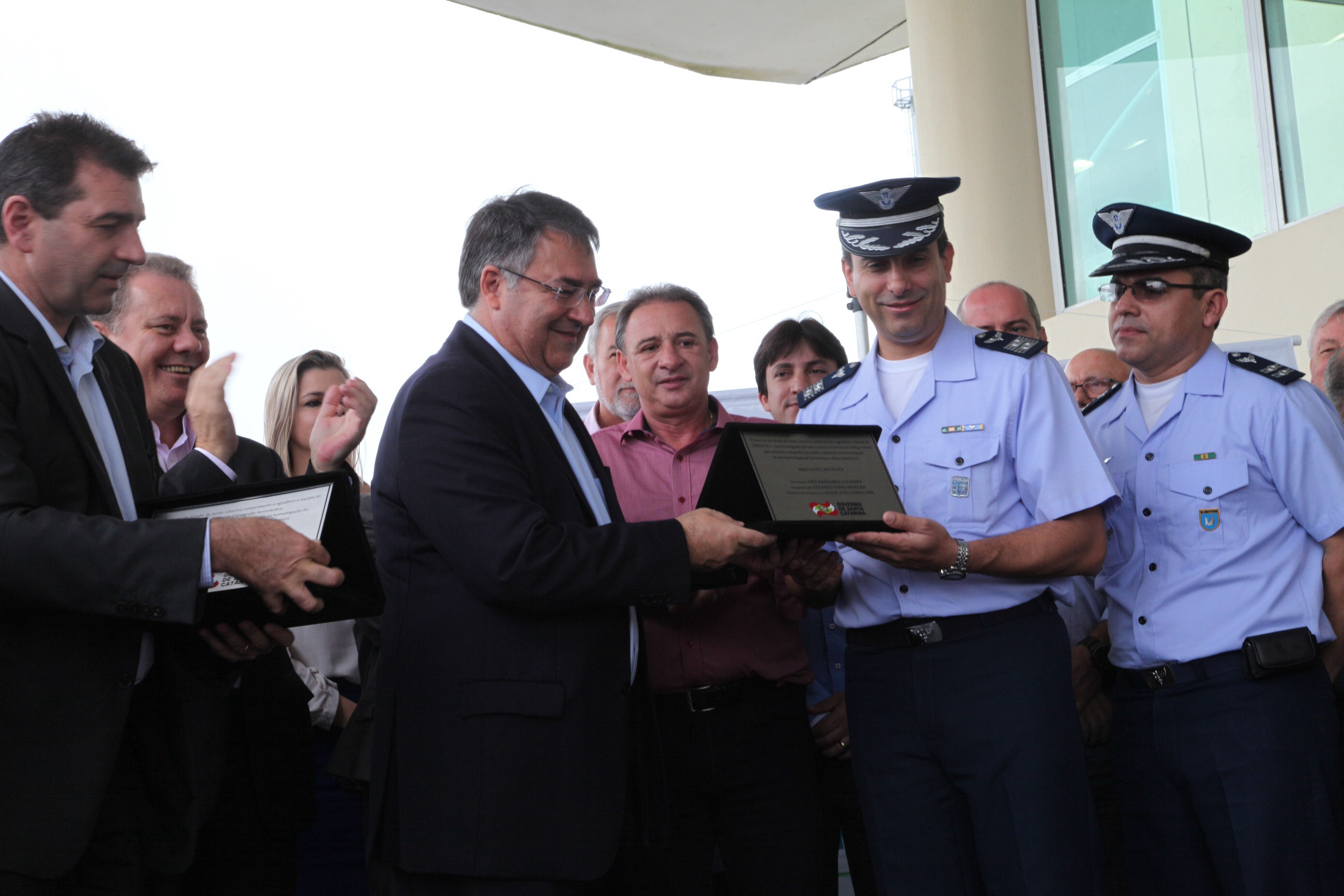 Inauguração do Aeroporto Humberto Ghizzo Bortoluzzi - Jaguaruna-SC