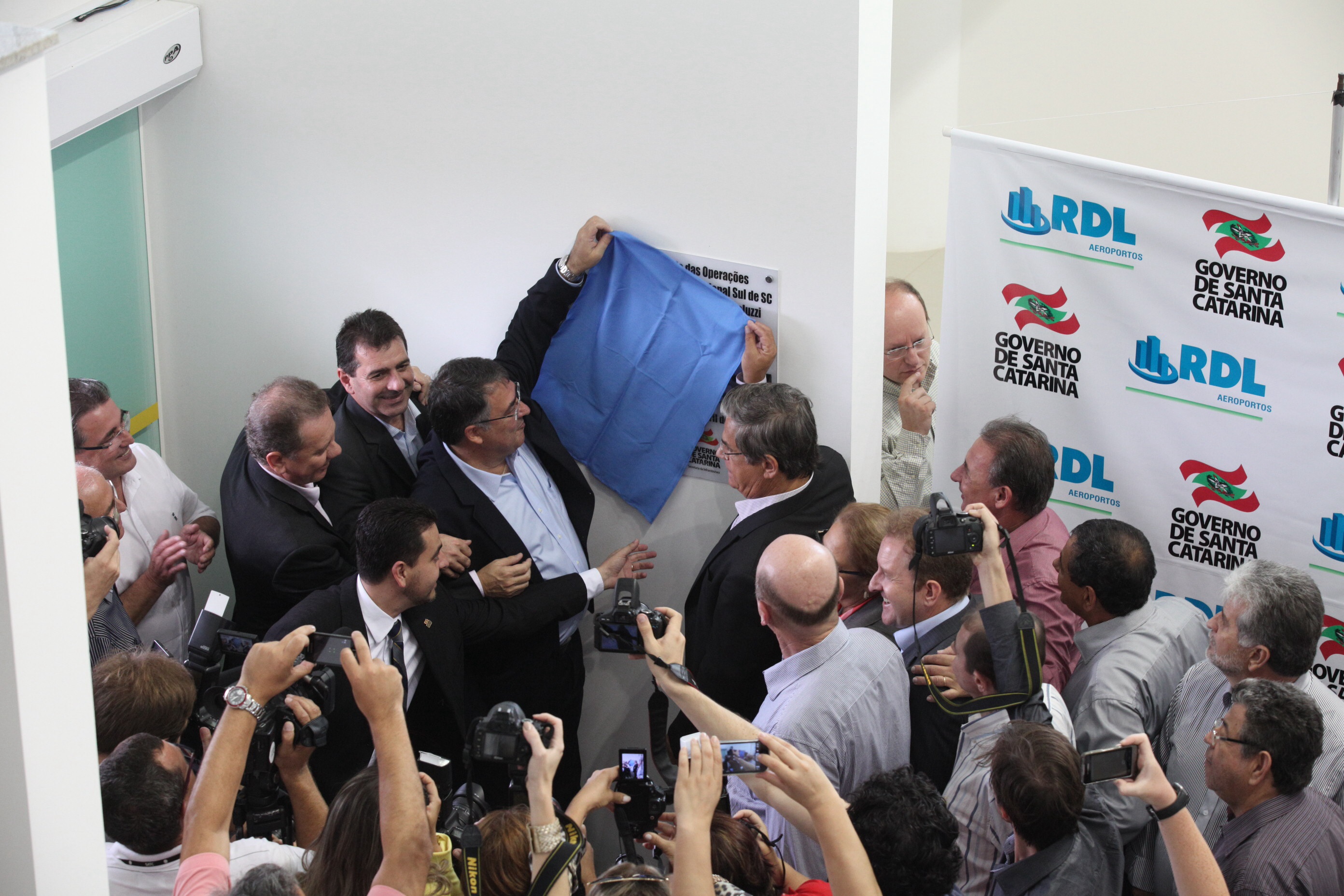 Inauguração do Aeroporto Humberto Ghizzo Bortoluzzi - Jaguaruna-SC