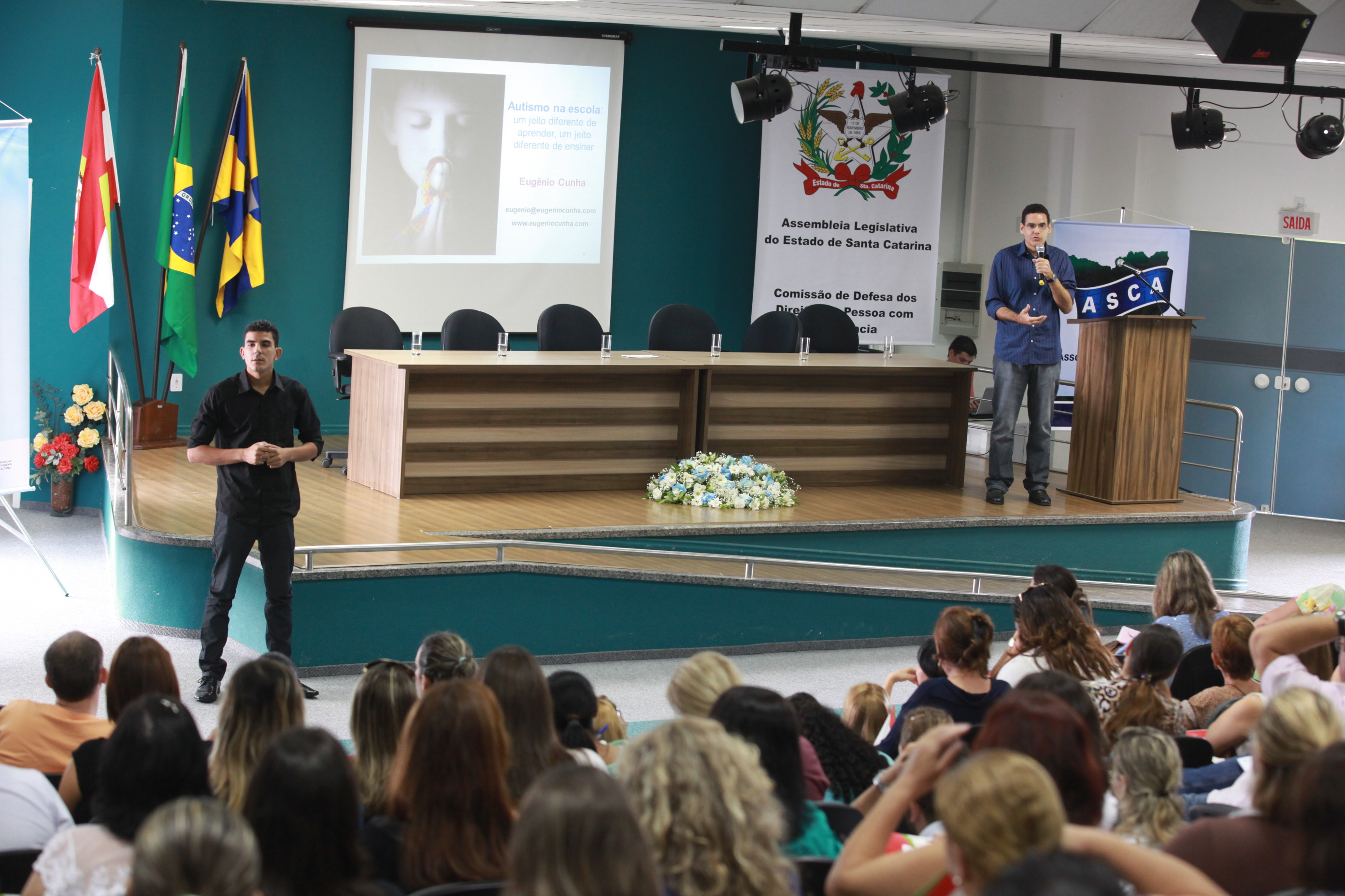 Seminário - Itajaí - Autismo - Foto: Lucas Gabriel Diniz / Agência AL