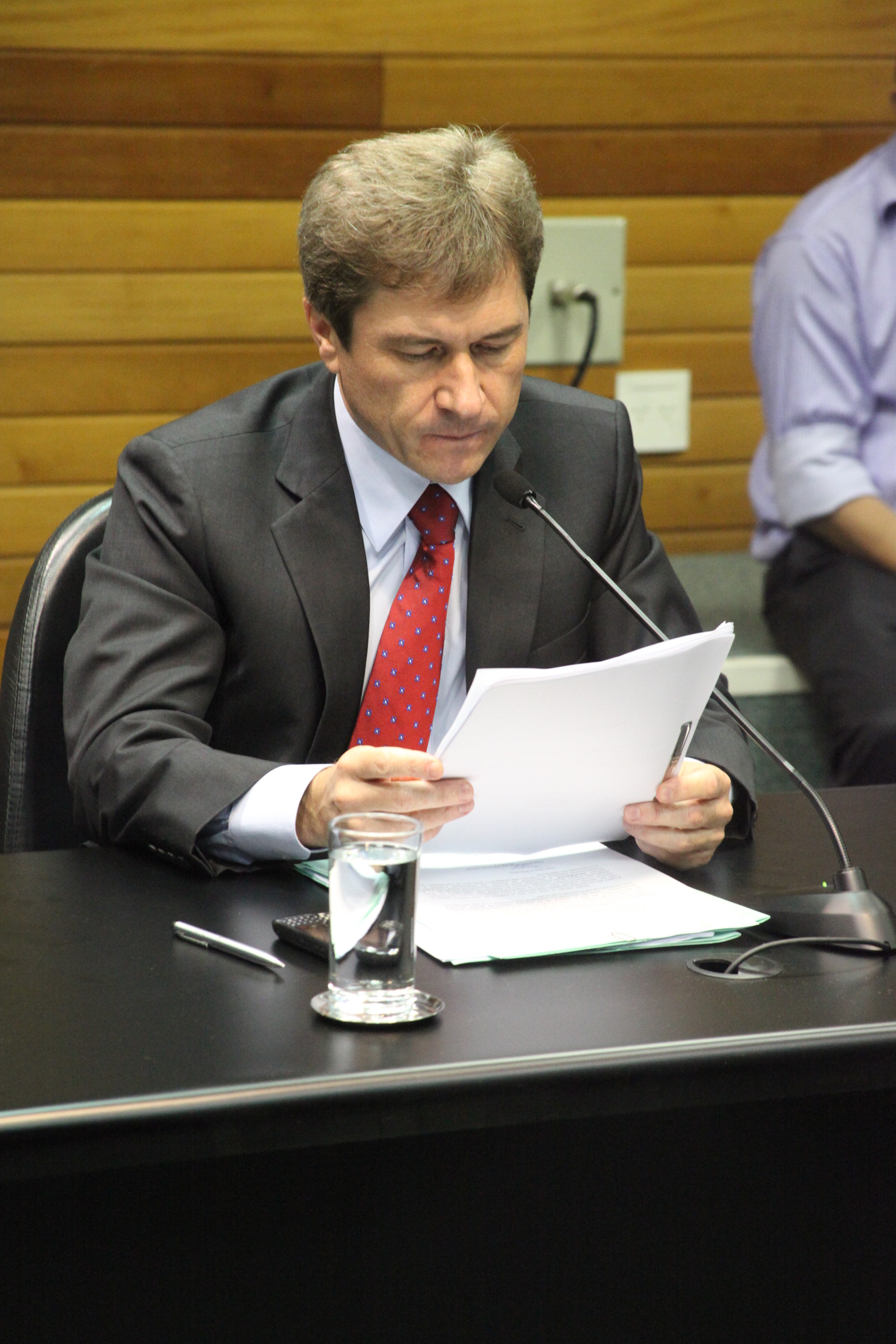 Deputado José Nei Ascari (PSD). Reunião da Comissão de Constituição e Justiça. Foto: Fábio Queiroz / Agência AL