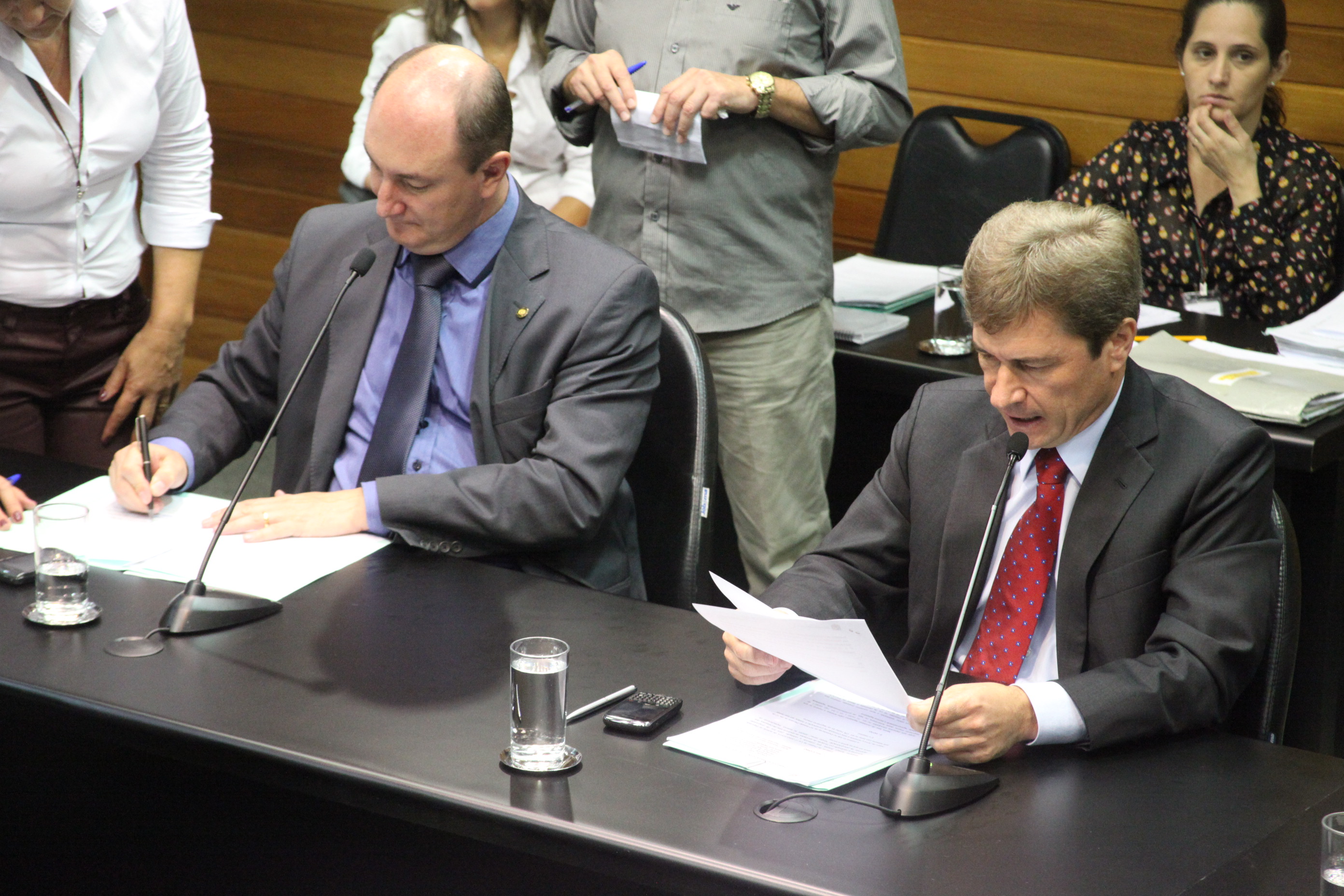 Reunião da Comissão de Constituição e Justiça. Foto: Fábio Queiroz / Agência AL