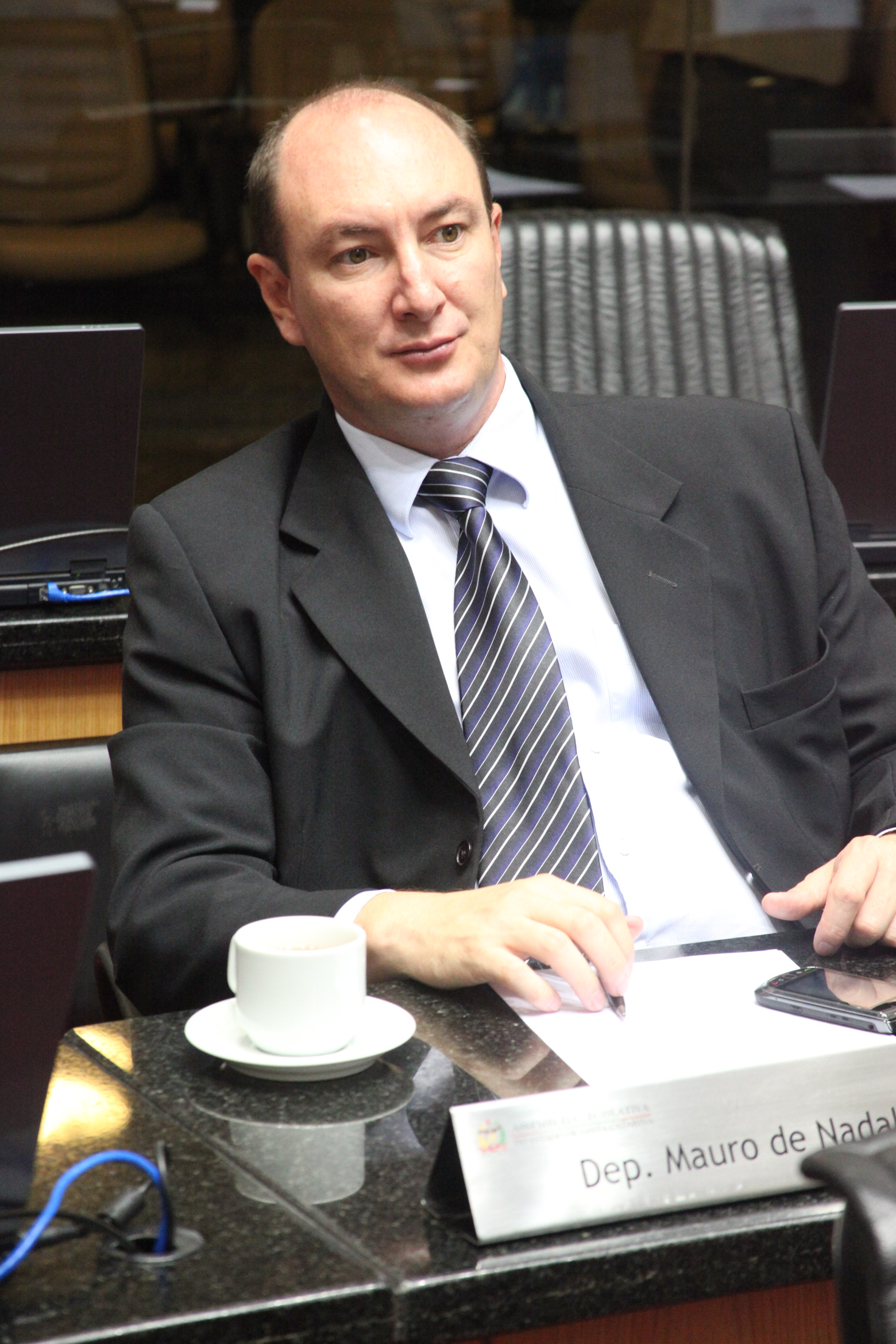 Deputado Mauro de Nadal (PMDB)  - Sessão Ordinária - Plenário Osni Regis. Foto: Fábio Queiroz / Agência AL