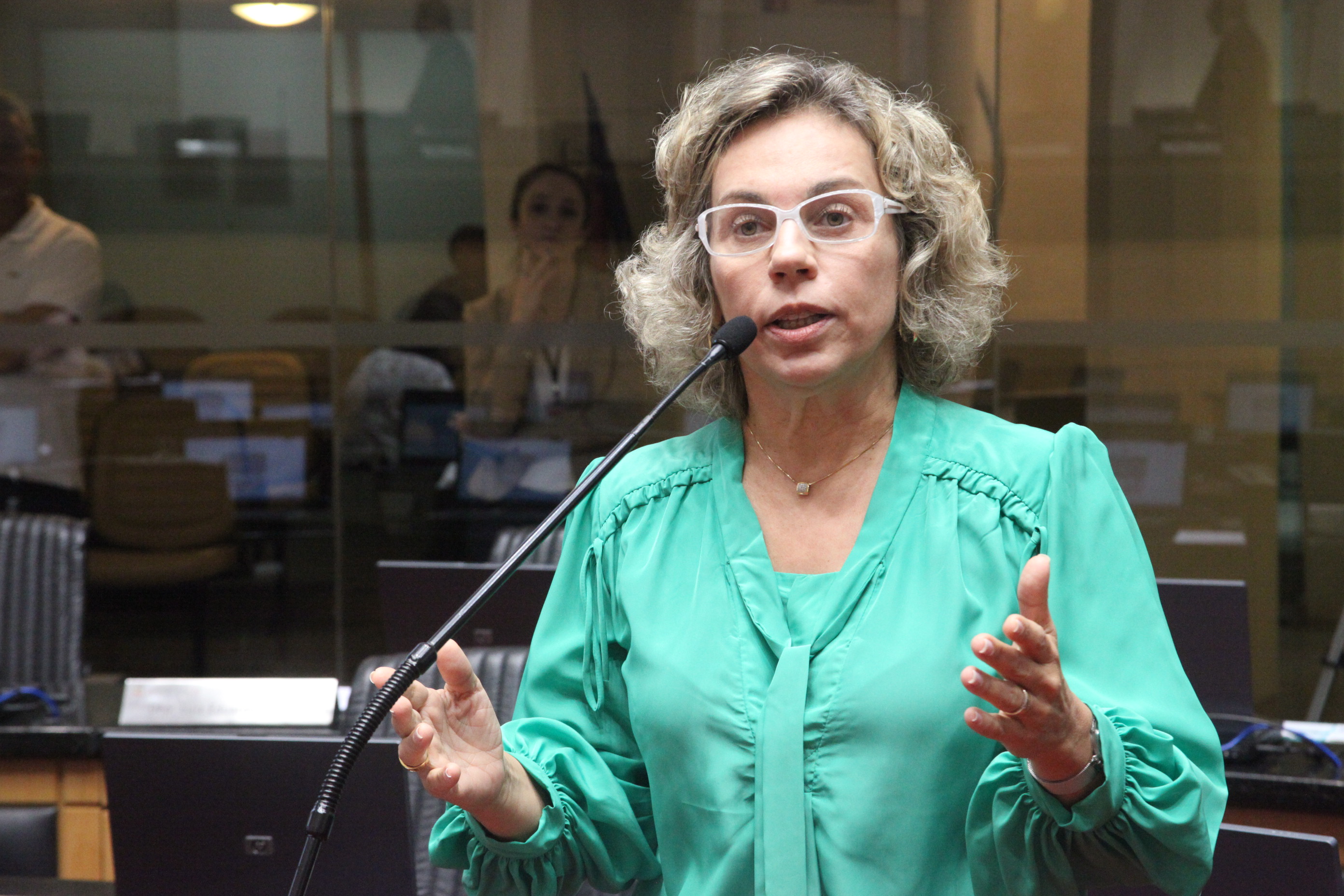 Deputada Ana Paula Lima (PT) - Sessão Ordinária - Plenário Osni Regis. Foto: Fábio Queiroz / Agência AL