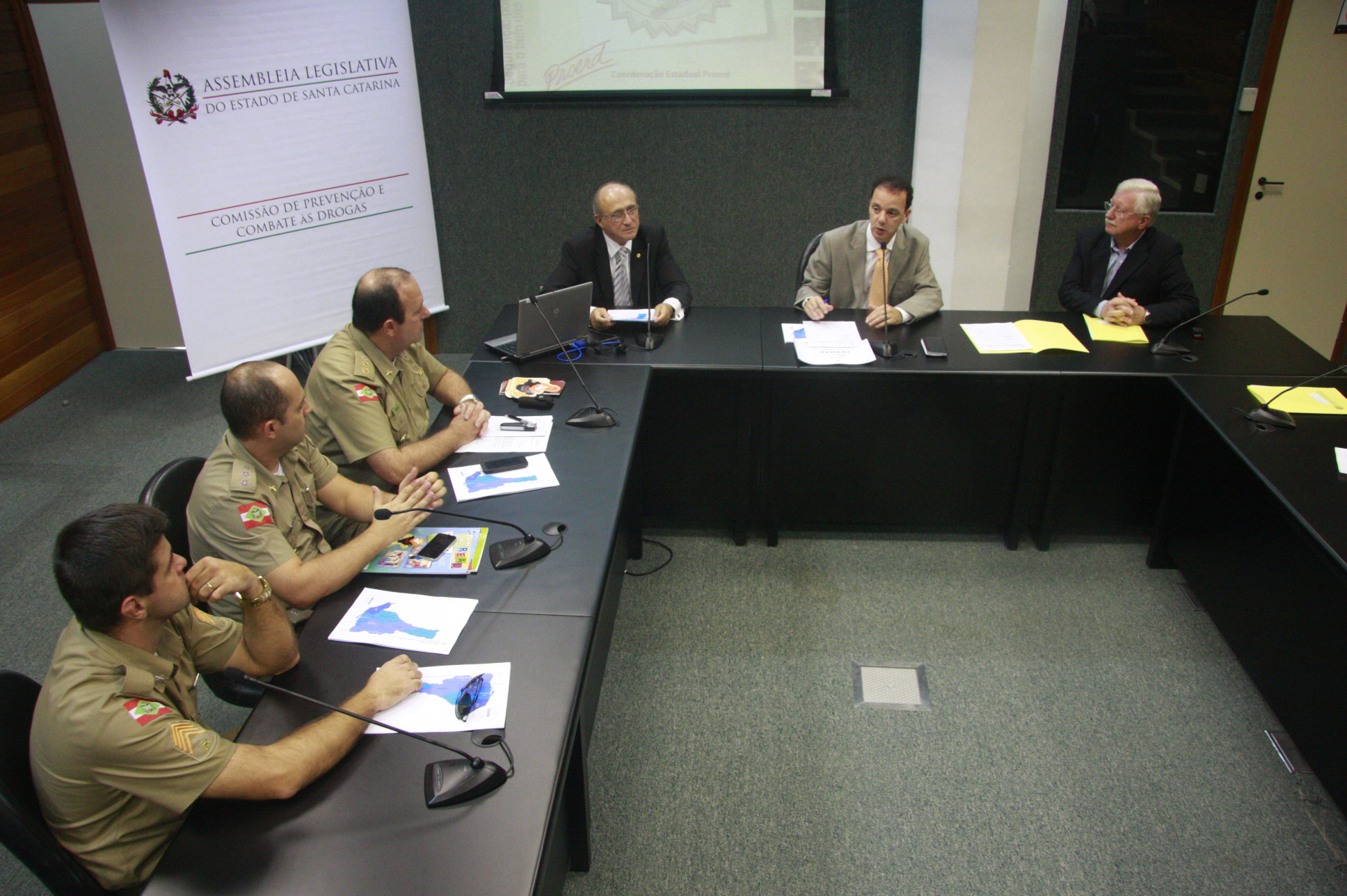 Reunião da Comissão de Prevenção e Combate às Drogas. Foto: Eduardo Guedes de Oliveira/Agência AL