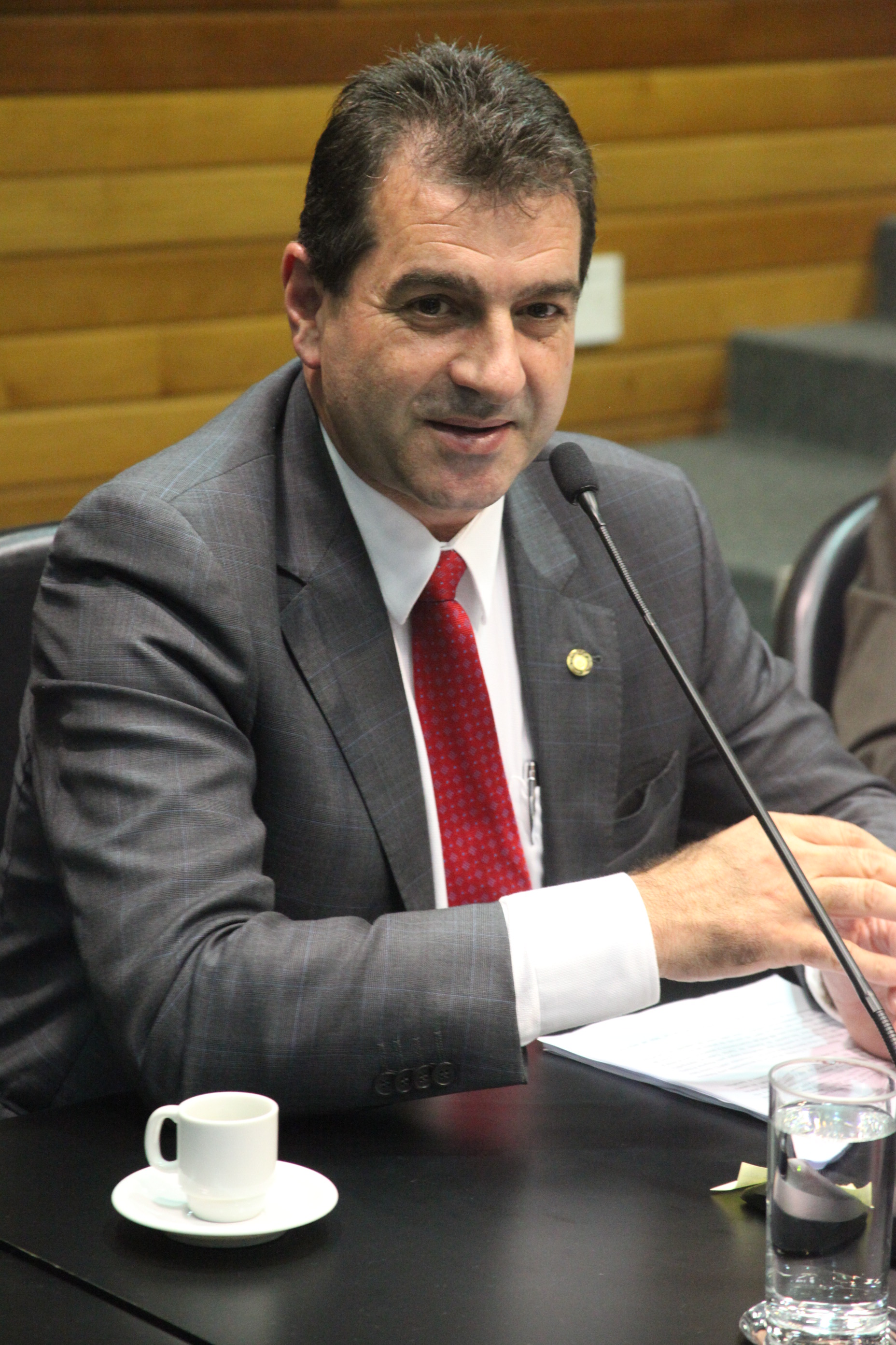 Deputado Valdir Cobalchini (PMDB). Reunião da Comissão de Finanças e Tributação. Foto: Fábio Queiroz / Agência AL