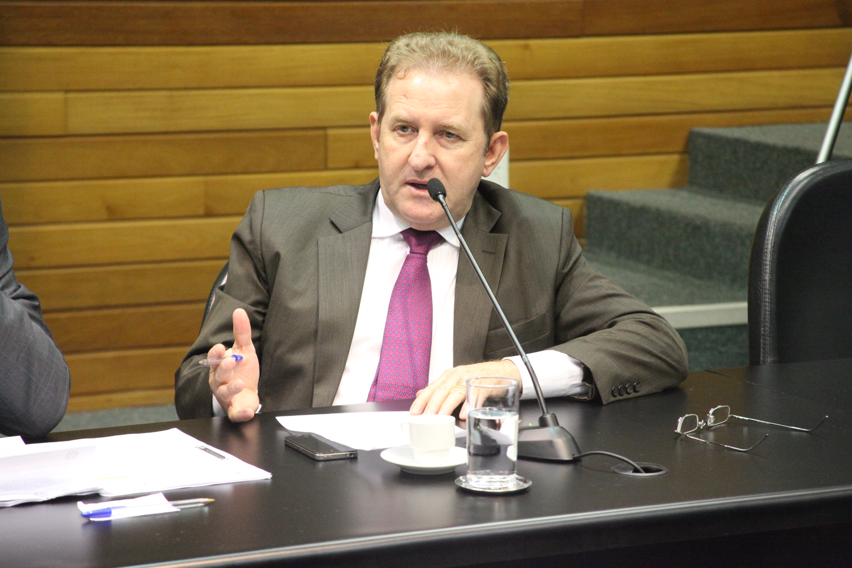 Deputado Valmir Comin (PP). Reunião da Comissão de Finanças e Tributação. Foto: Fábio Queiroz / Agência AL