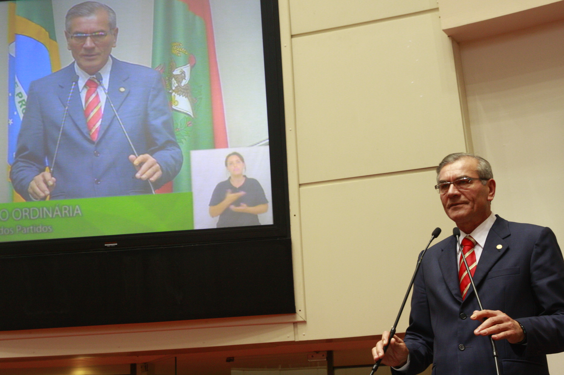 Sessão Ordinária - Plenário Osni Régis - Dep. Silvio Dreveck - Foto: Eduardo Guedes de Oliveira / Agência AL