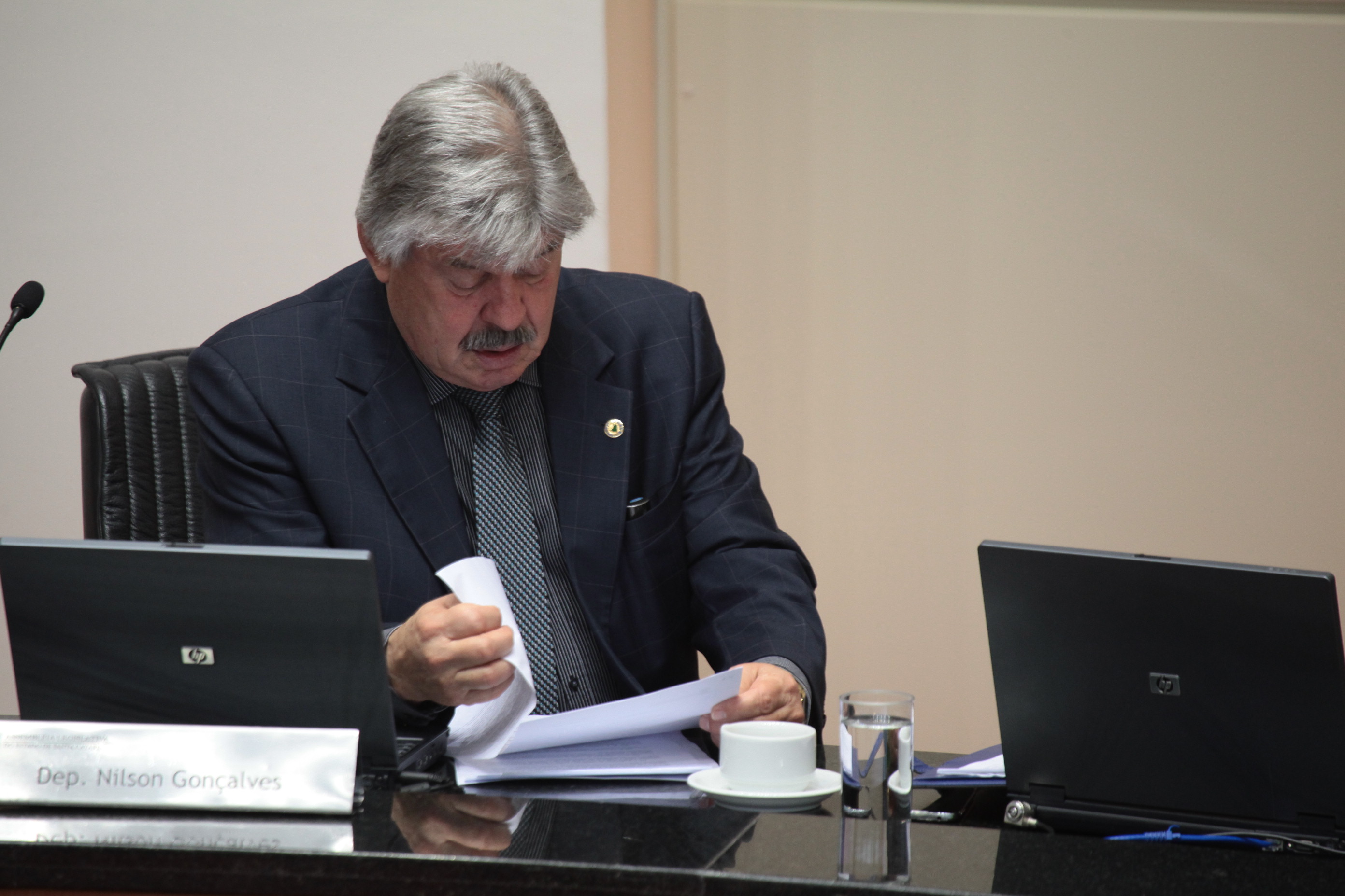 Sessão Ordinária - Plenário Osni Regis. Deputado Reno Caramori (PP).  Foto: Miriam Zomer/ Agência AL