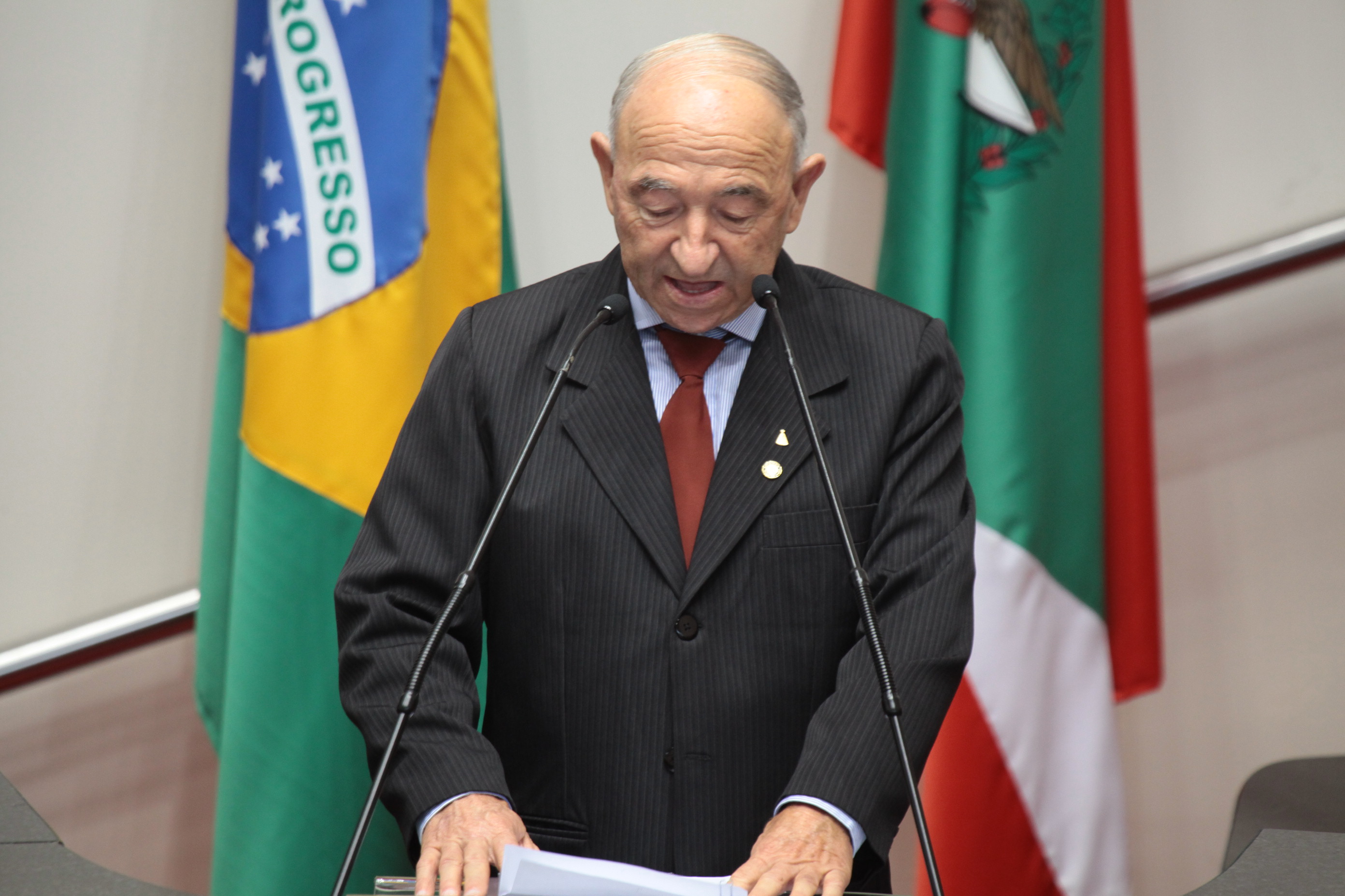 Plenário Osni Regis.  Deputado Taxista Voltolini. Foto: Miriam Zomer/ Agência AL