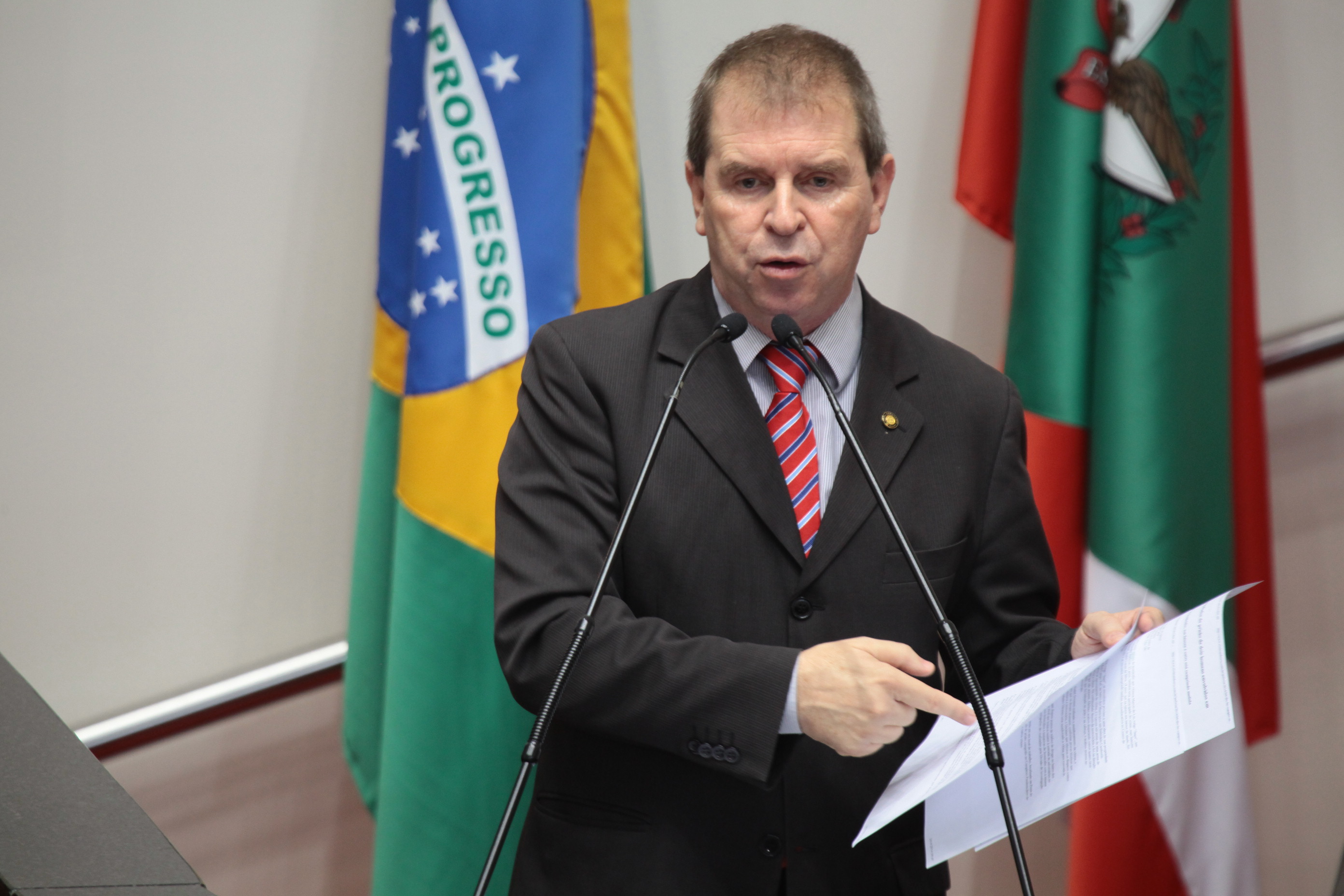 Sessão Ordinária - Plenário Osni Regis. Deputado Maurício Eskudlark (PSD).  Foto: Miriam Zomer/ Agência AL