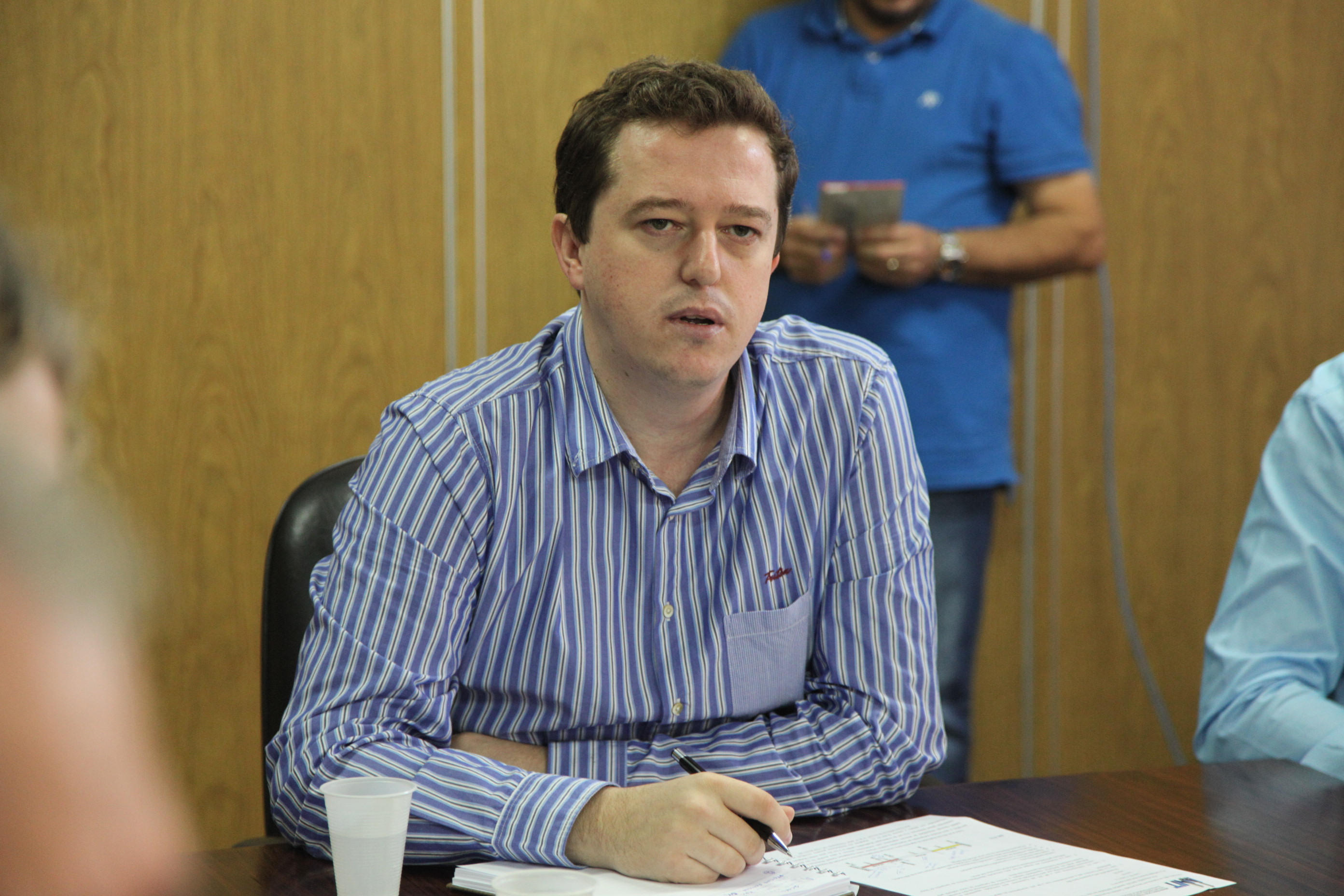 Vissilar Pretto (DNIT) - Reunião entre os representantes do DNIT, SCGÁS e deputados Décio Lima e  Ana Paula