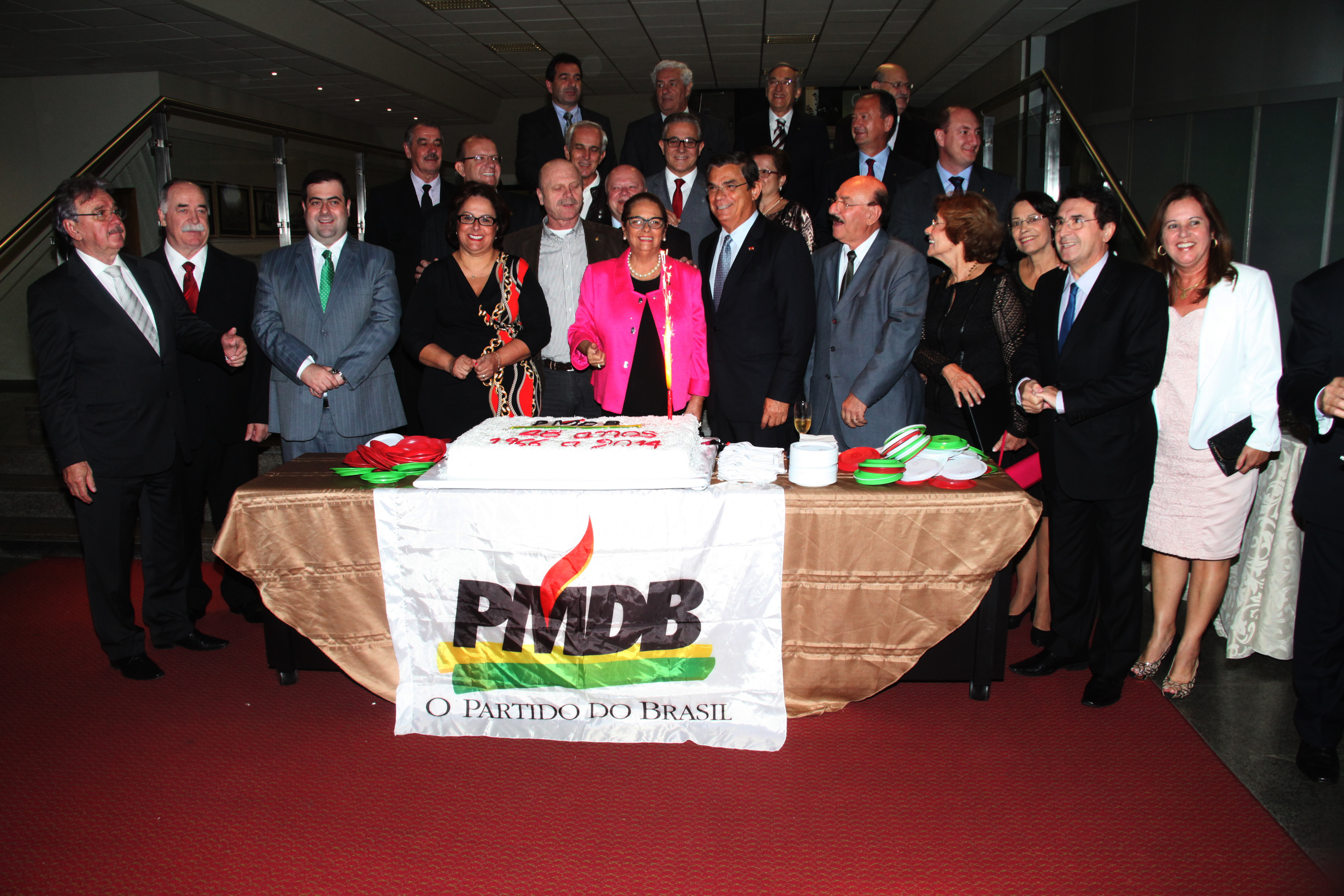 PMDB 48 ANOS. Foto: Fábio Queiroz / Agência AL
