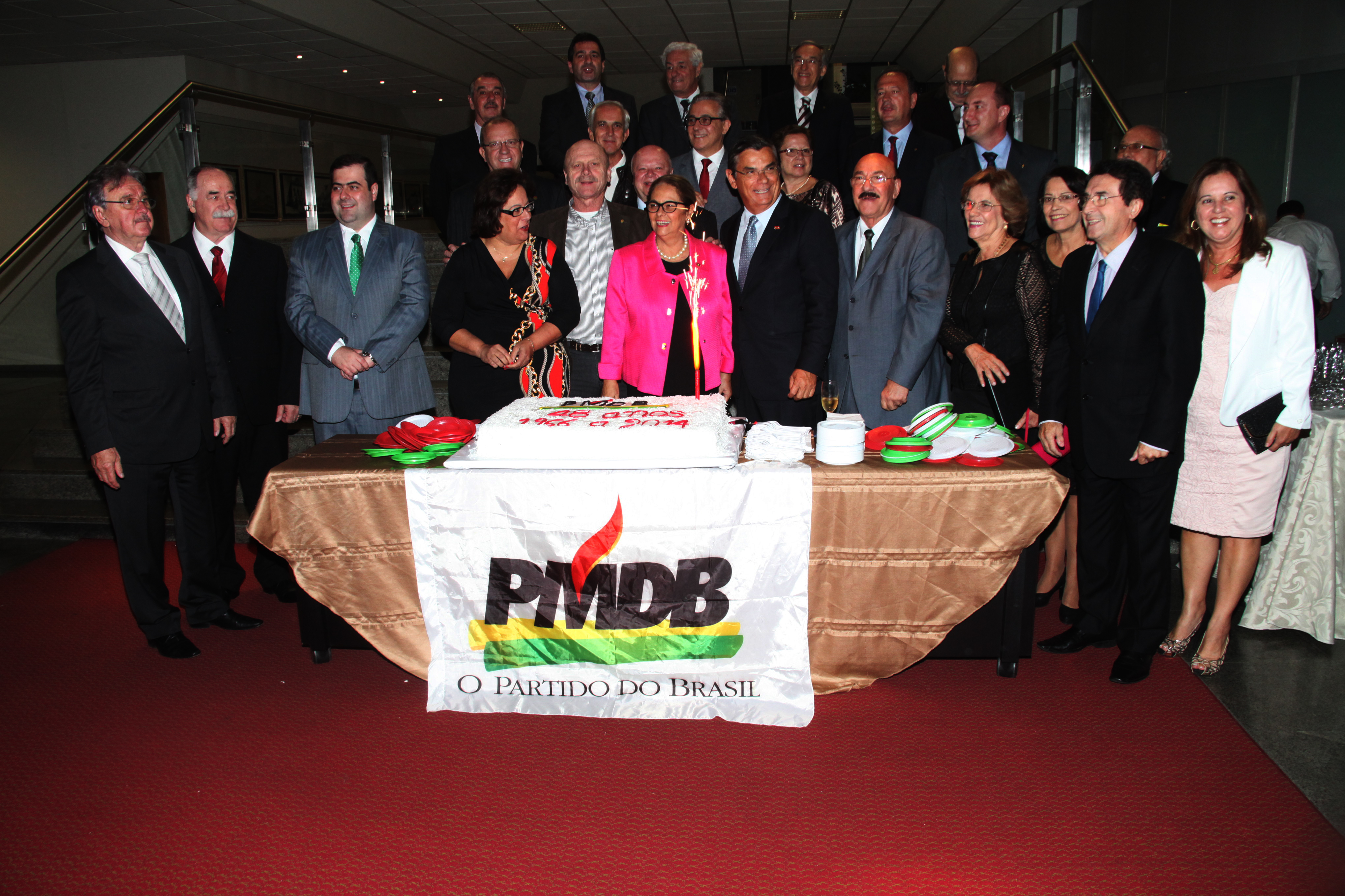 PMDB 48 ANOS. Foto: Fábio Queiroz / Agência AL