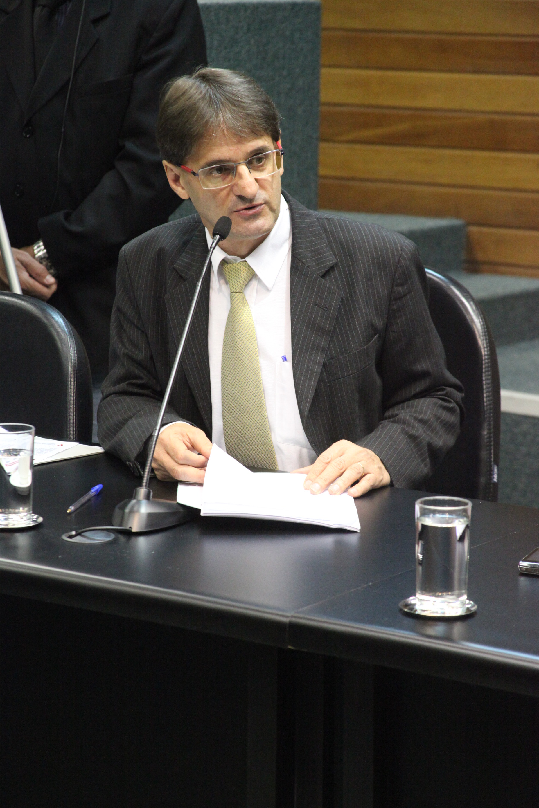Deputado Neodi Saretta (PT). Reunião da Comissão de Constituição e Justiça. Foto: Fábio Queiroz / Agência AL