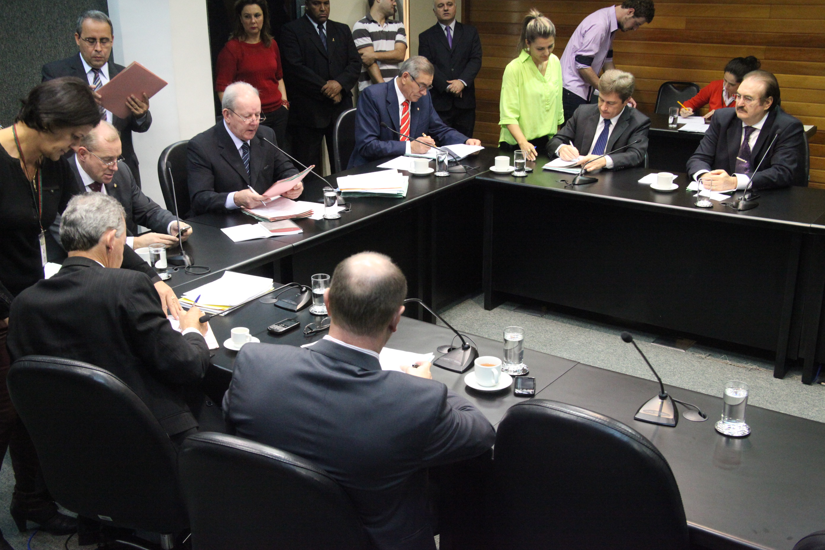 Reunião da Comissão de Constituição e Justiça. Foto: Fábio Queiroz / Agência AL