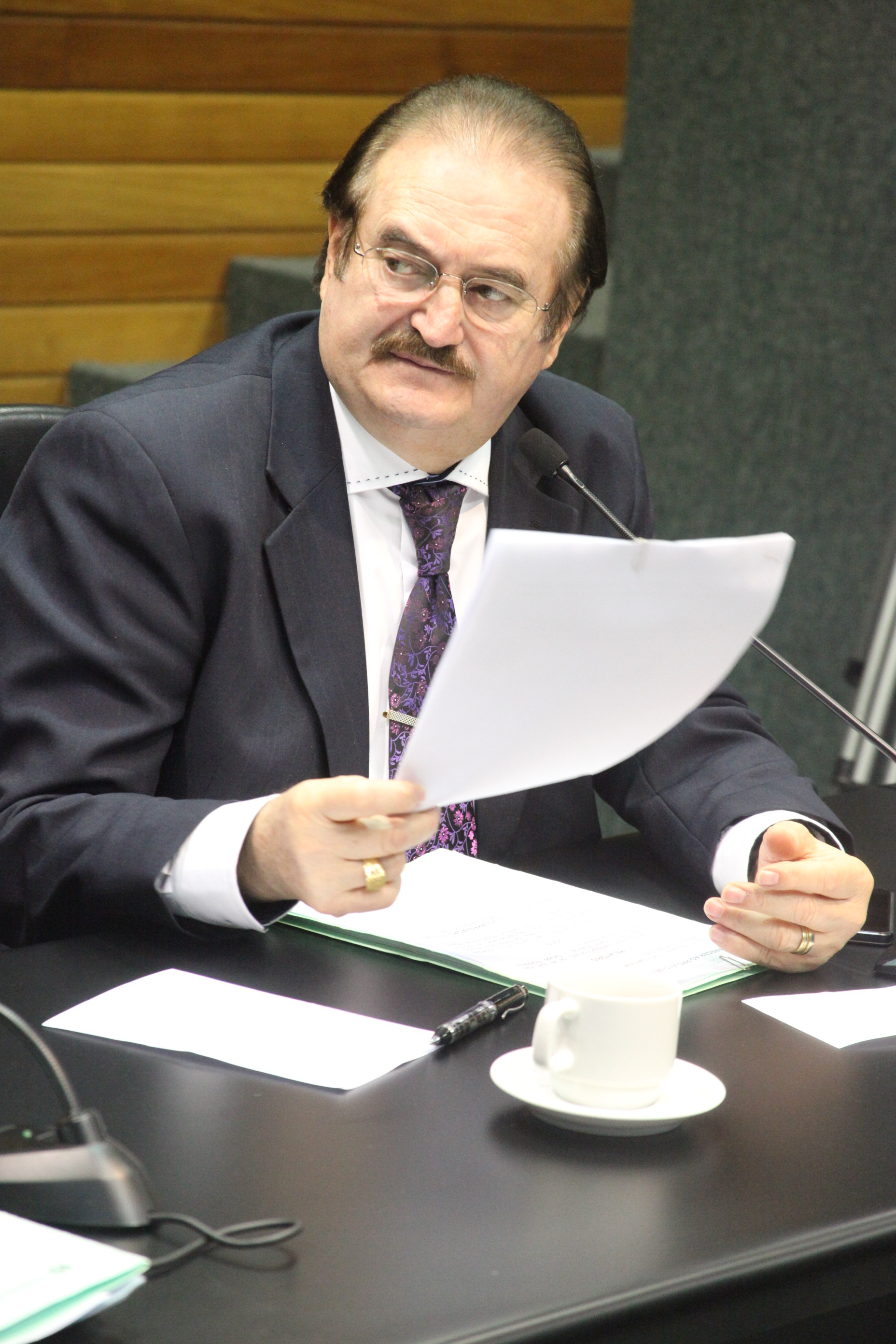 Deputado Narcizo Parisotto (DEM). Reunião da Comissão de Constituição e Justiça. Foto: Fábio Queiroz / Agência AL