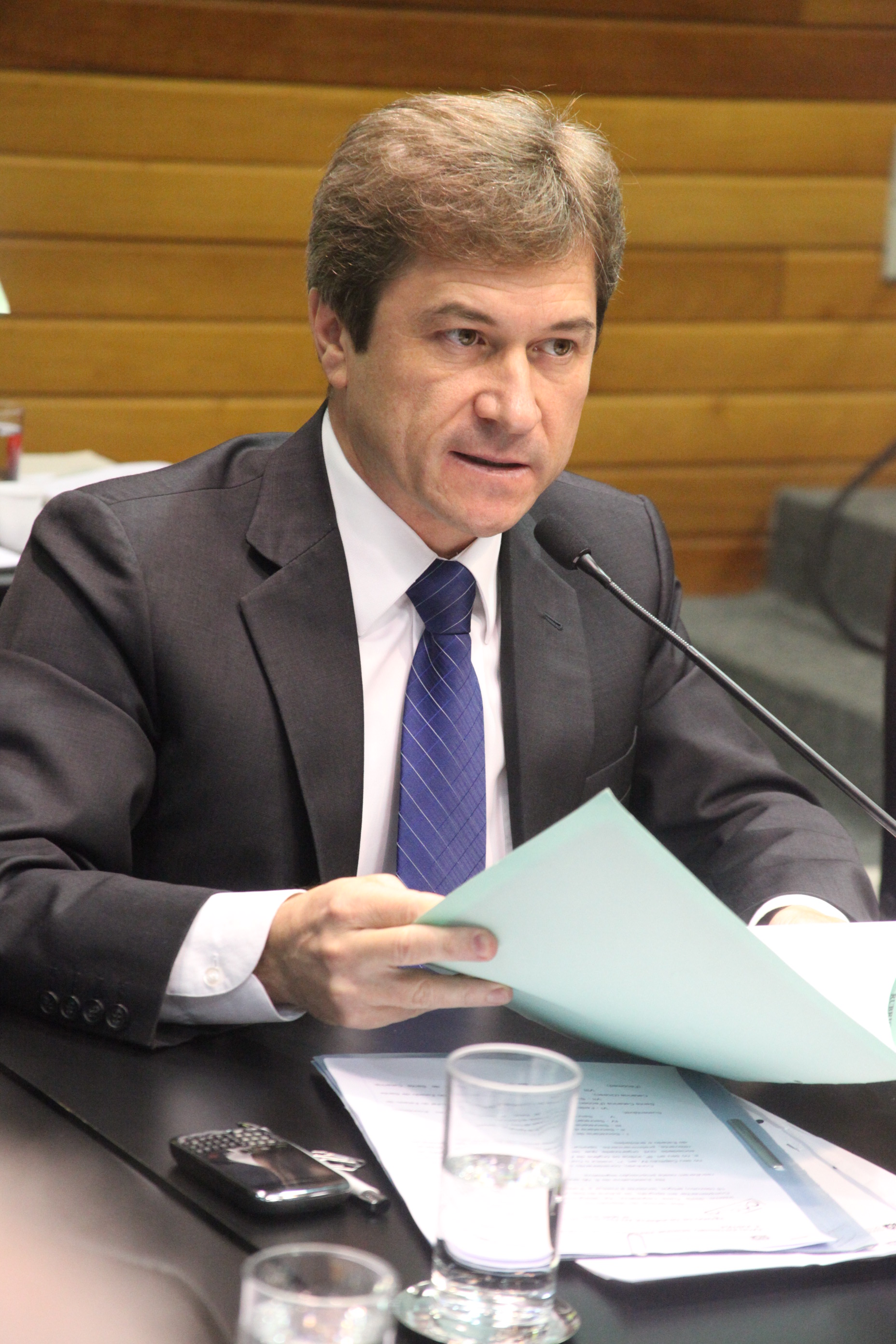 Deputado José Nei Ascari (PSD). Reunião da Comissão de Constituição e Justiça. Foto: Fábio Queiroz / Agência AL