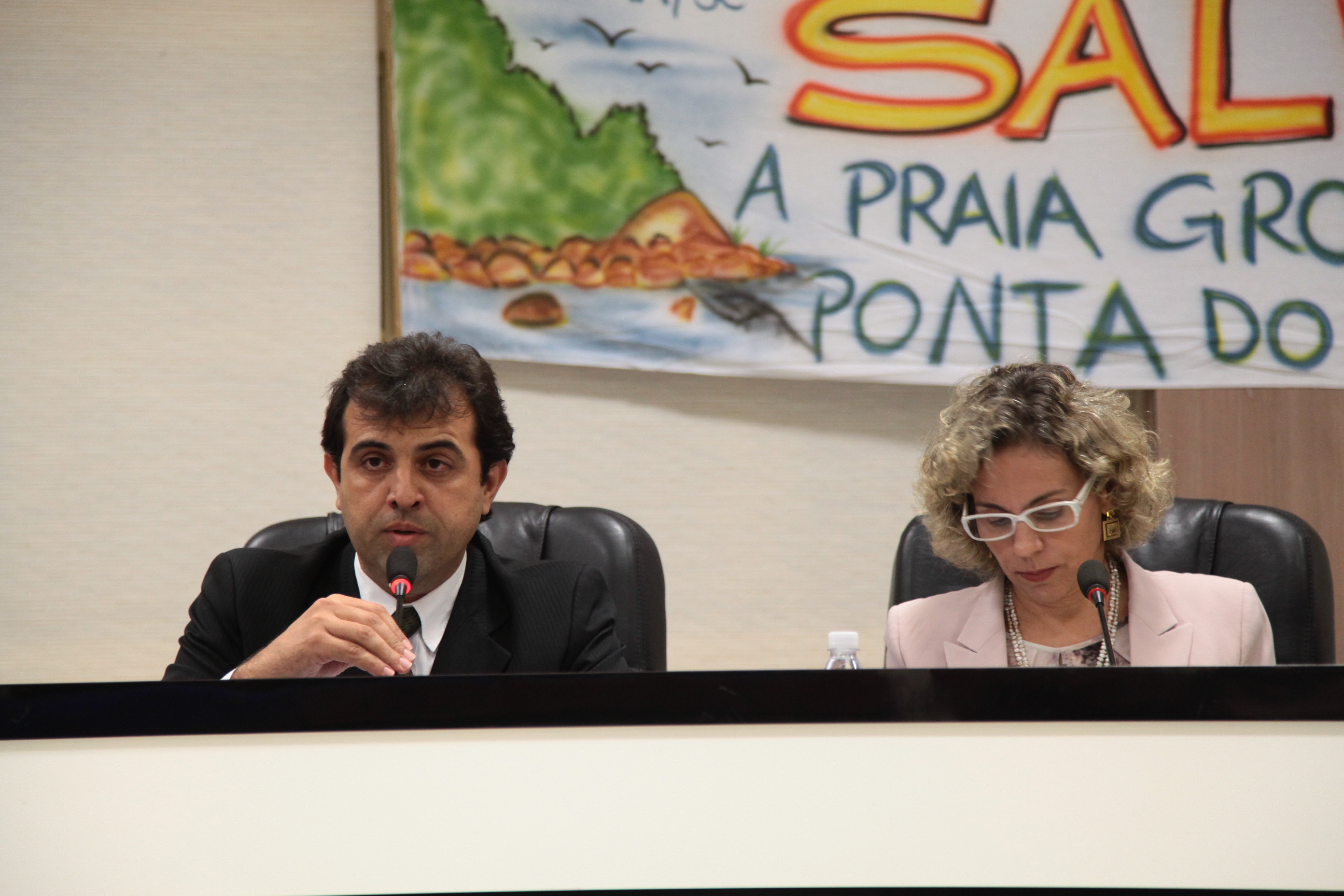 Audiência Pública sobre o PL 0605.2/2013 que cria o Movimento Natural da Praia Grossa Itapema. Foto: Miriam Zomer/Agência AL