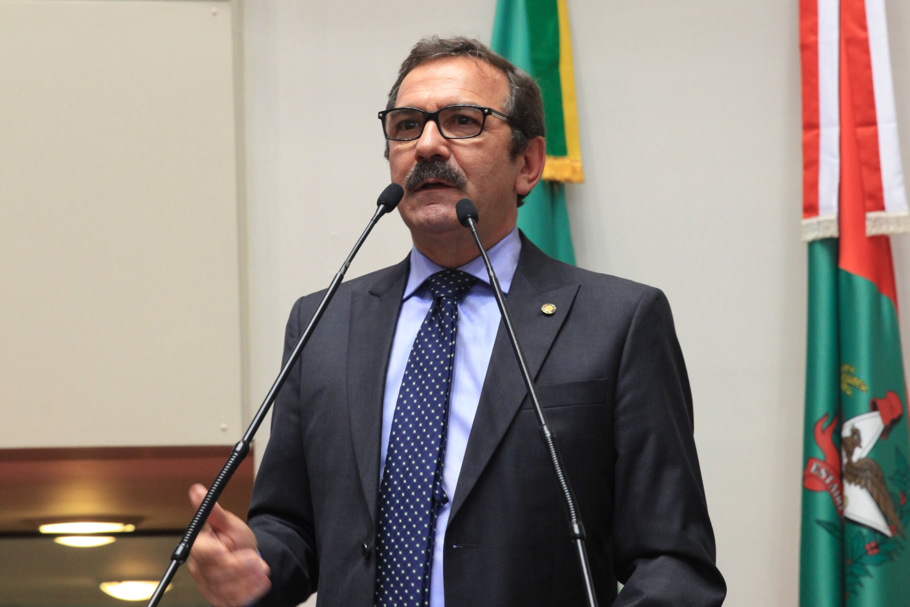 Plenário Osni Régis - Dep. Serafim Venzon (PSDB) - Foto: Juliana Stadnik / Agência AL