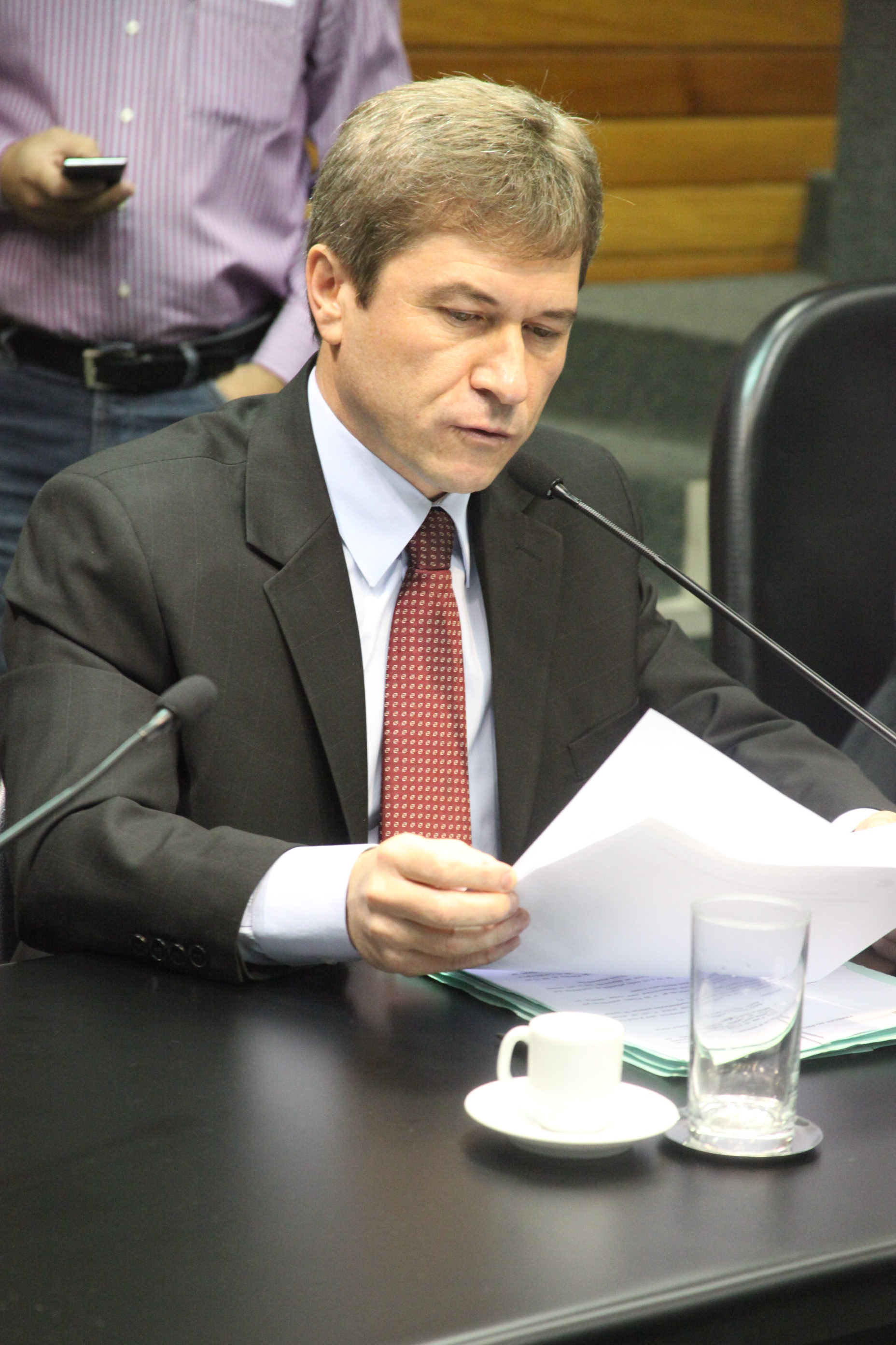 Deputado José Nei Ascari (PSD). Reunião da Comissão de Constituição e Justiça. Foto: Fábio Queiroz / Agência AL